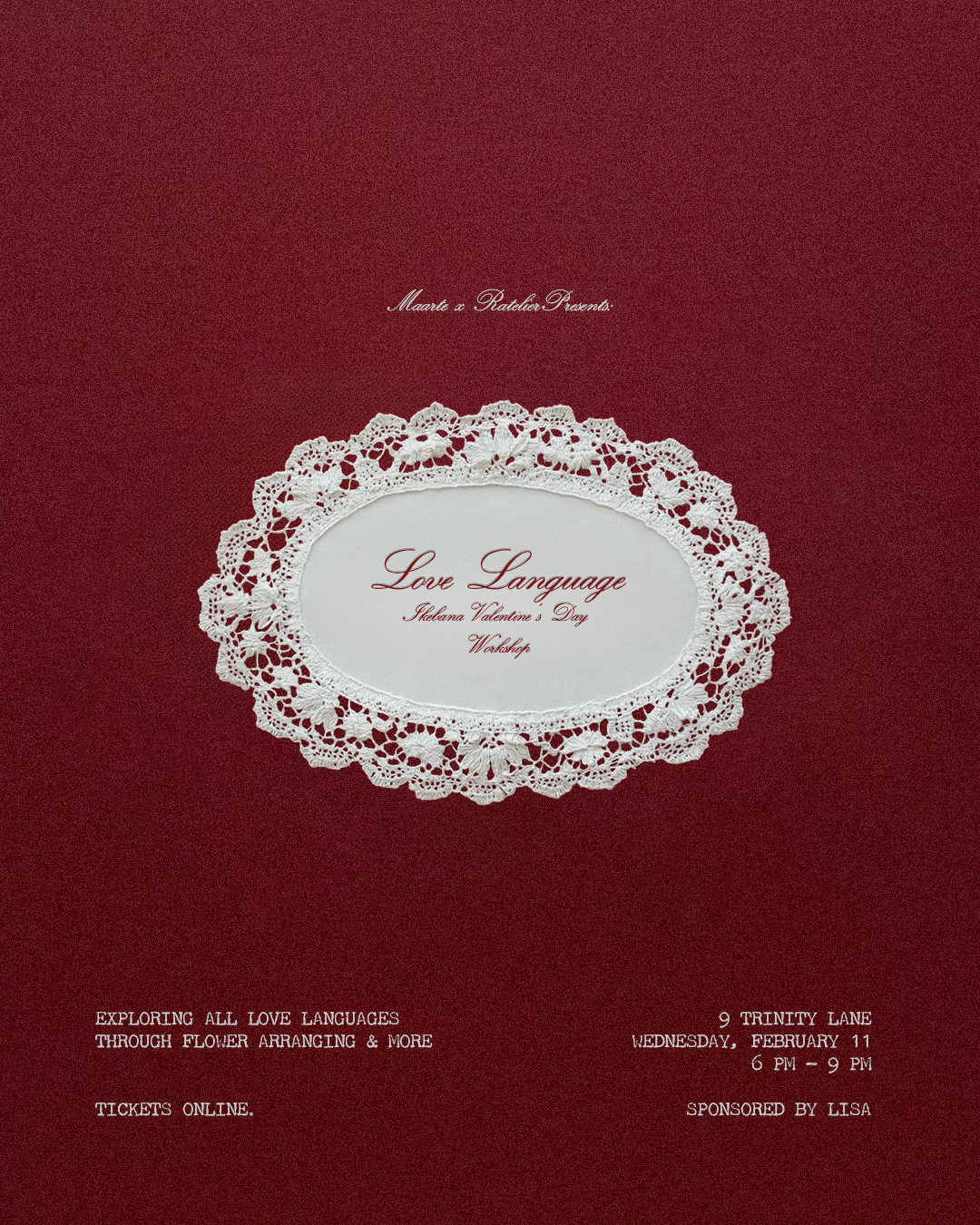 Maarte x Ratelier: Ikebana-Inspired Floral Workshop