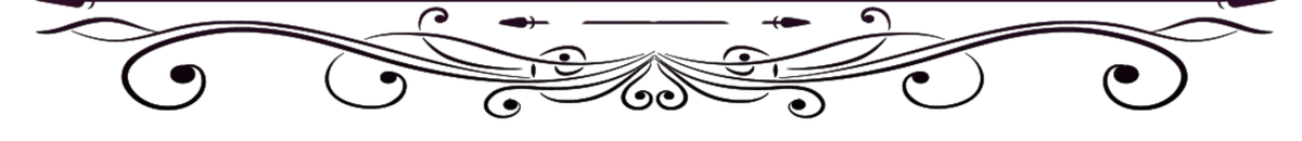 Close-up of a decorative black and purple floral pattern with swirling designs.