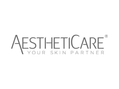 Aesthetic Care logo with the tagline "Your Skin Partner" beneath it.