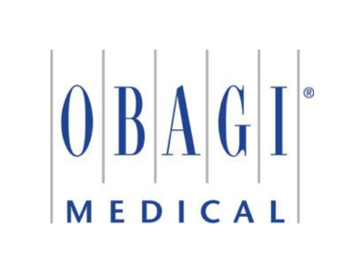 Obagi Medical logo with vertical lines separating the letters and the word 'Medical' beneath.