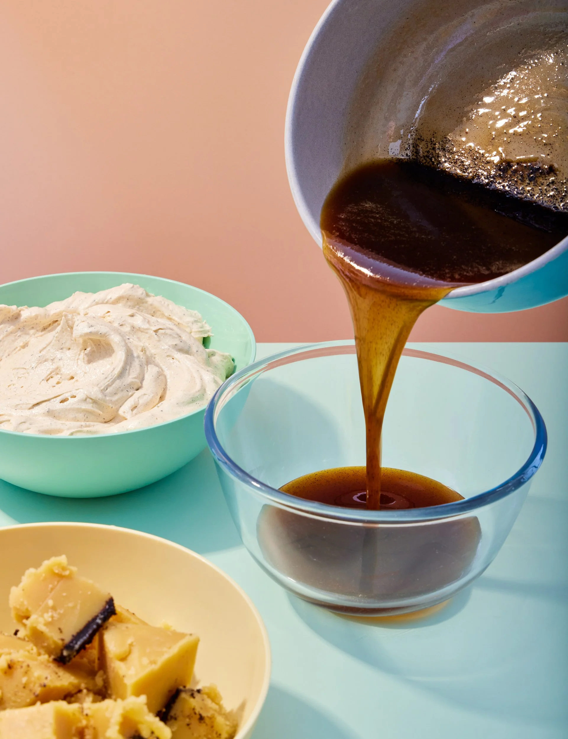 Baking process photography for cookbook publishing