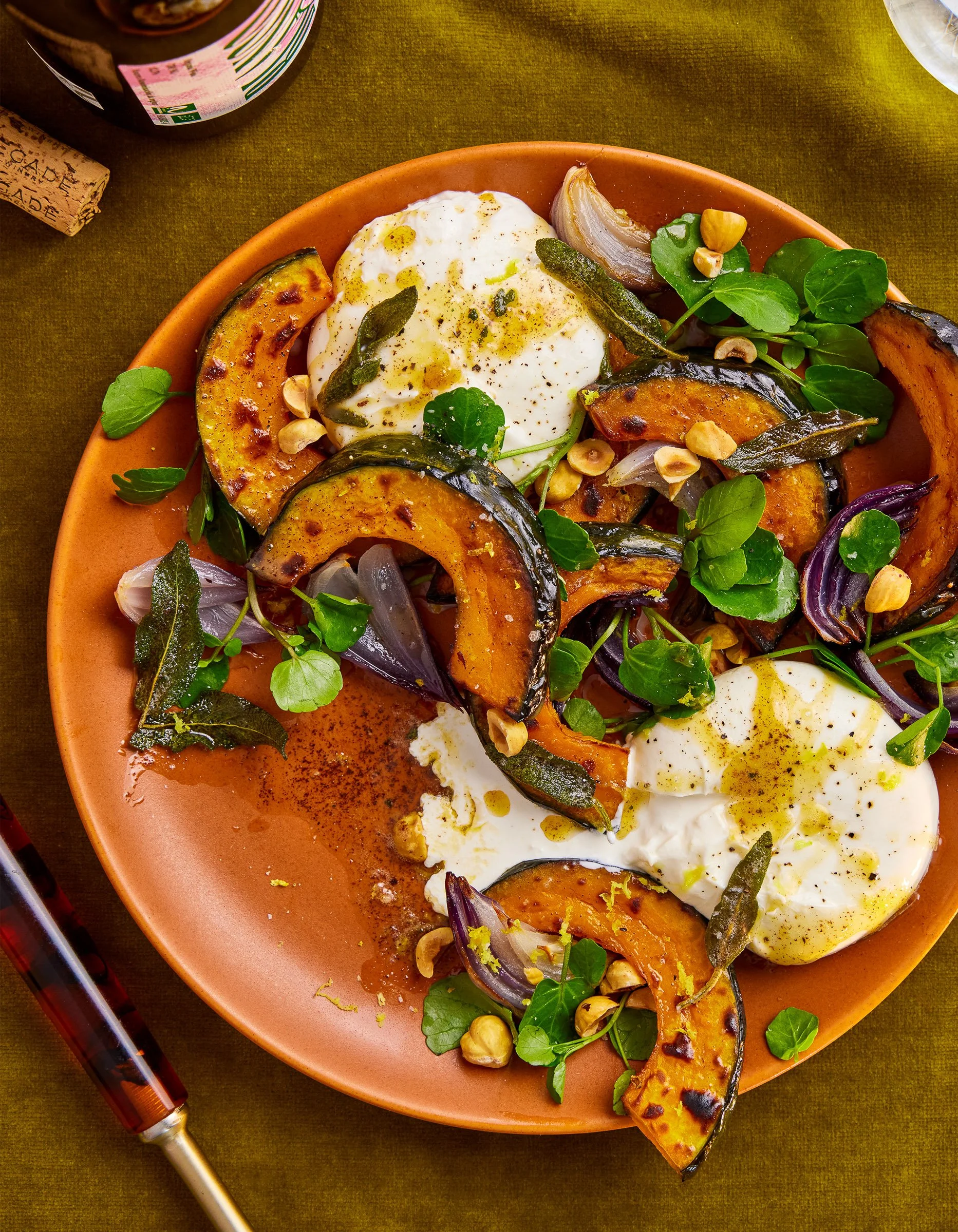 close up overhead recipe photography