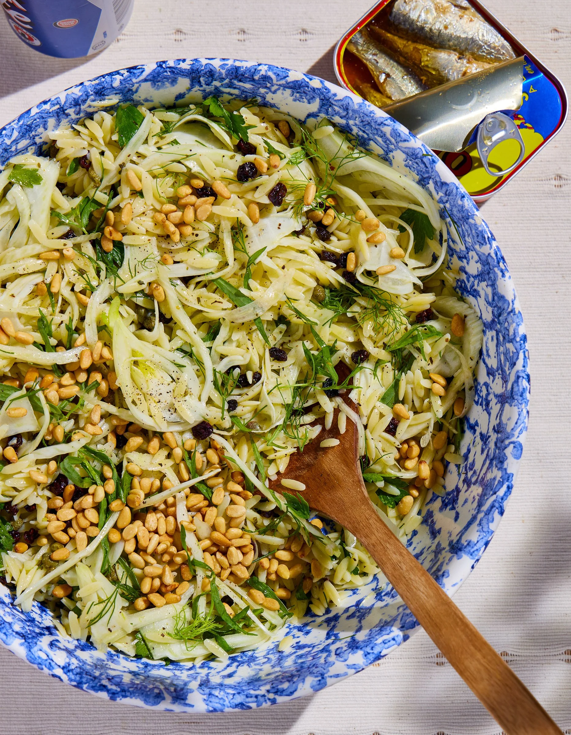 overhead salad recipe photography