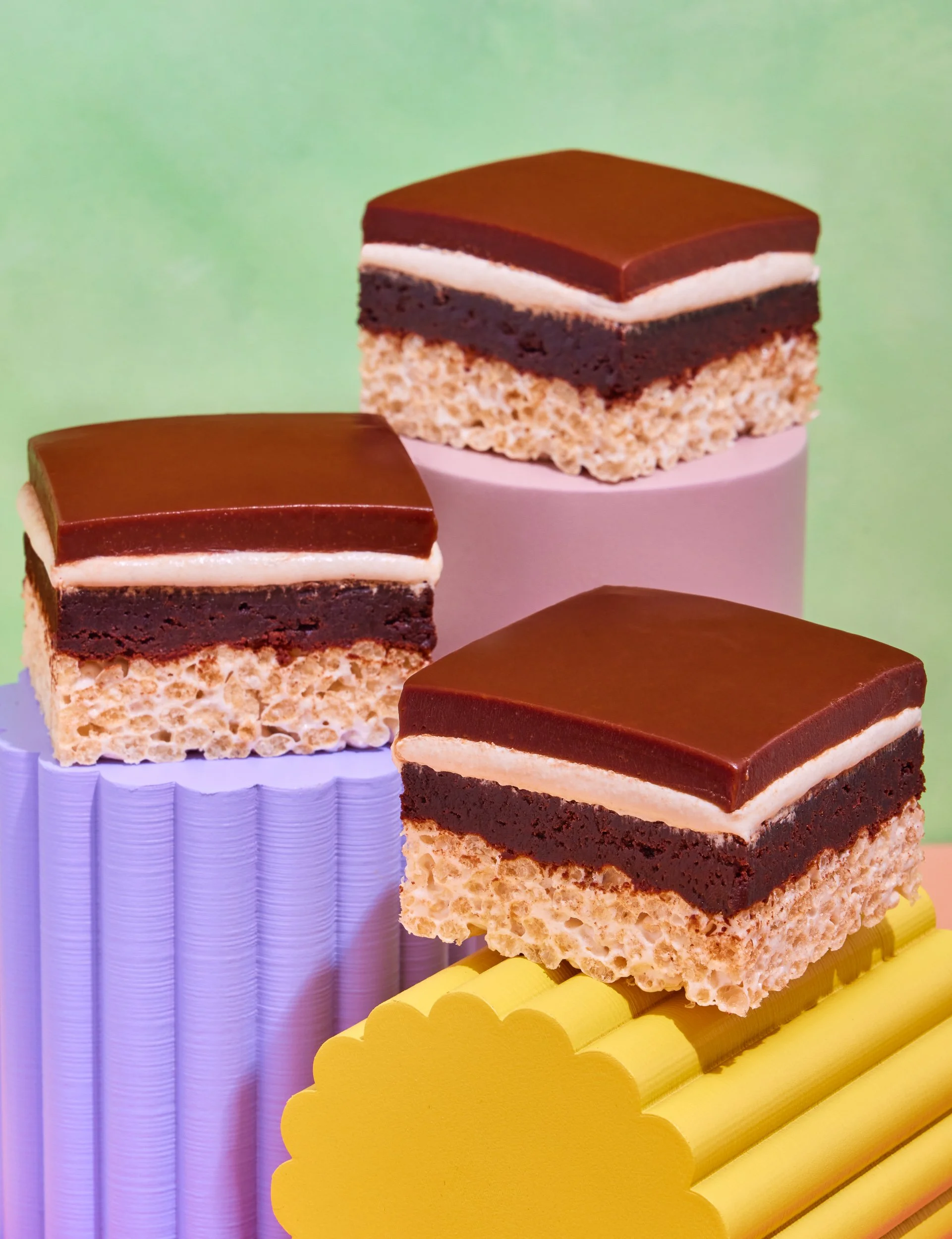 Chocolate cake photography for cookbook publishing