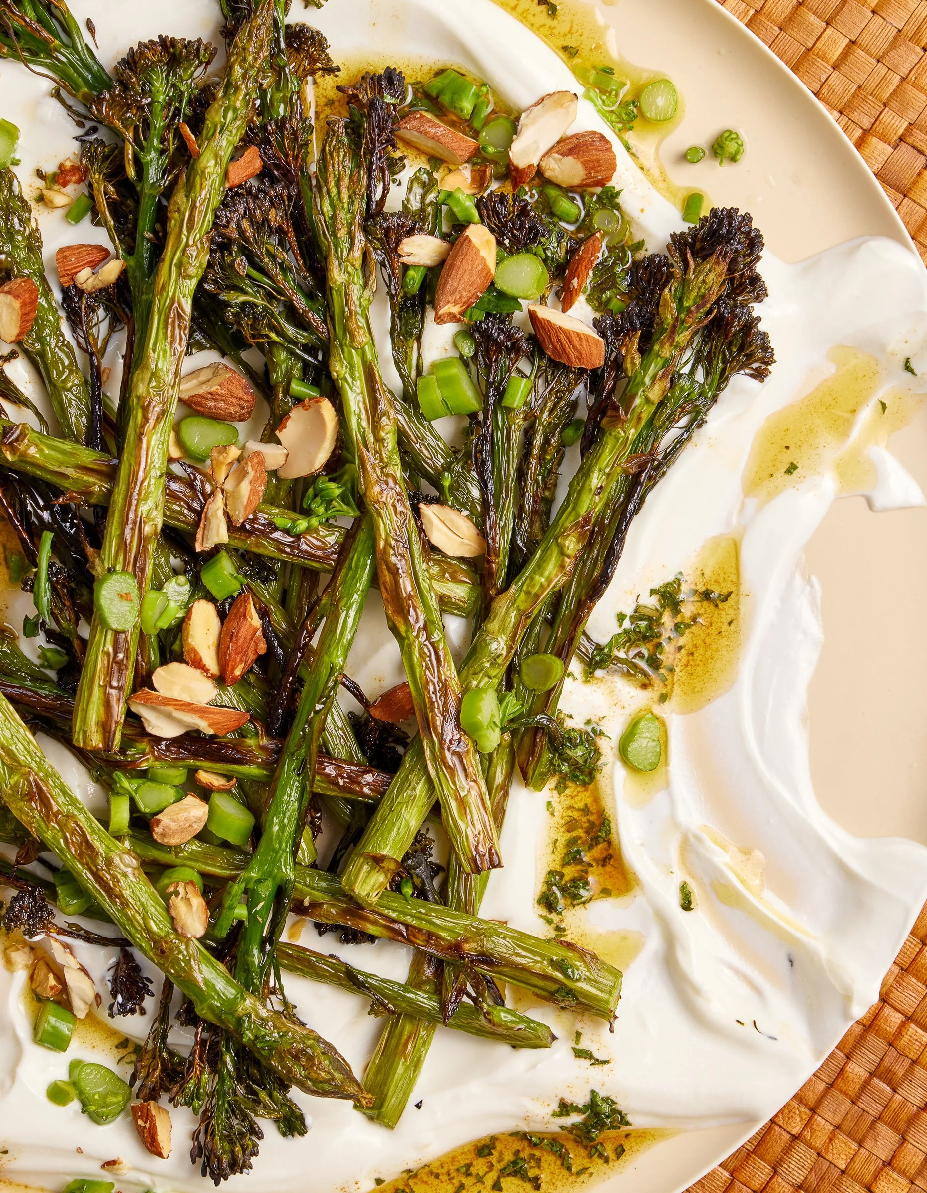 overhead messy styling recipe photography