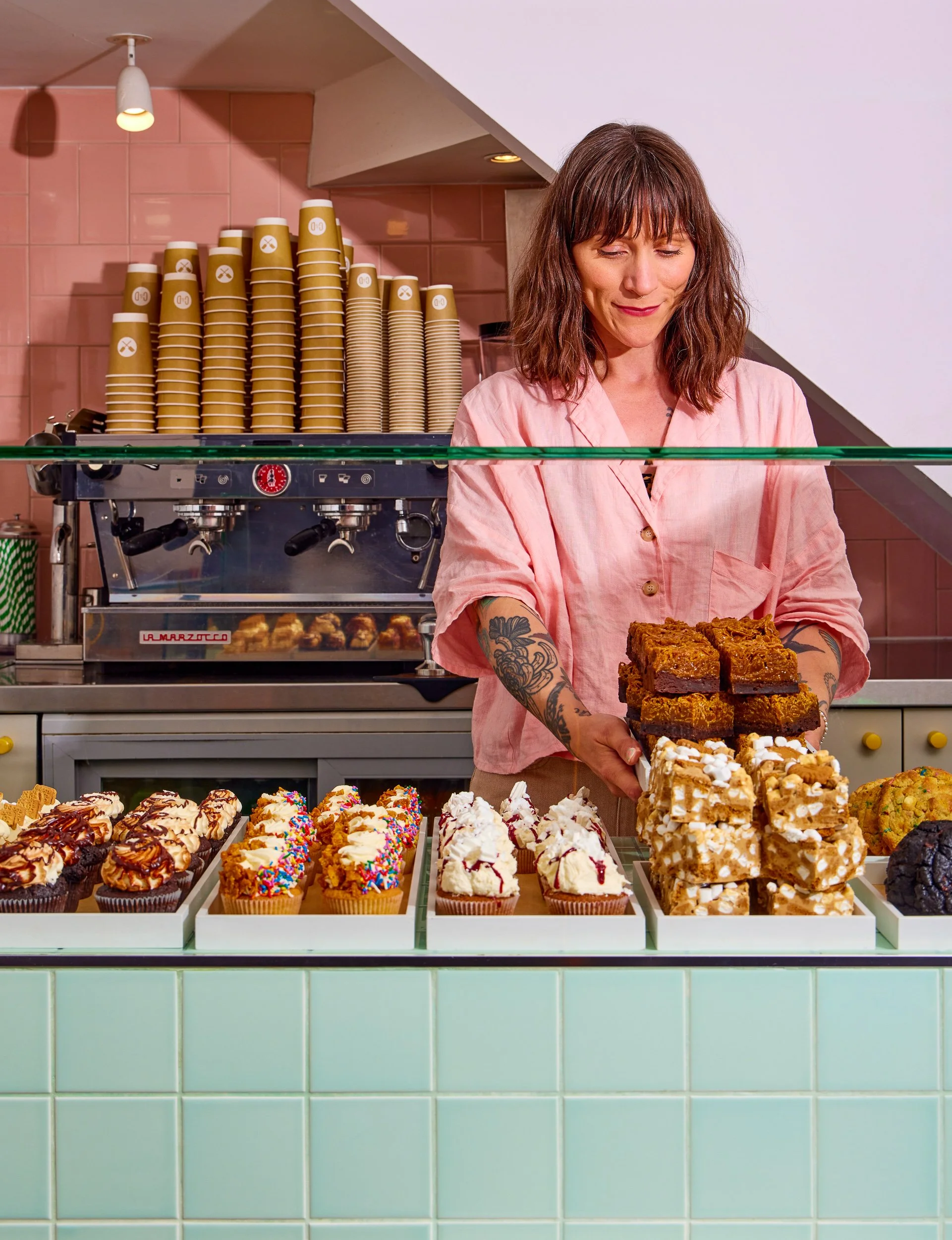 Cupcake Jemma portrait photography for cookbook publishing