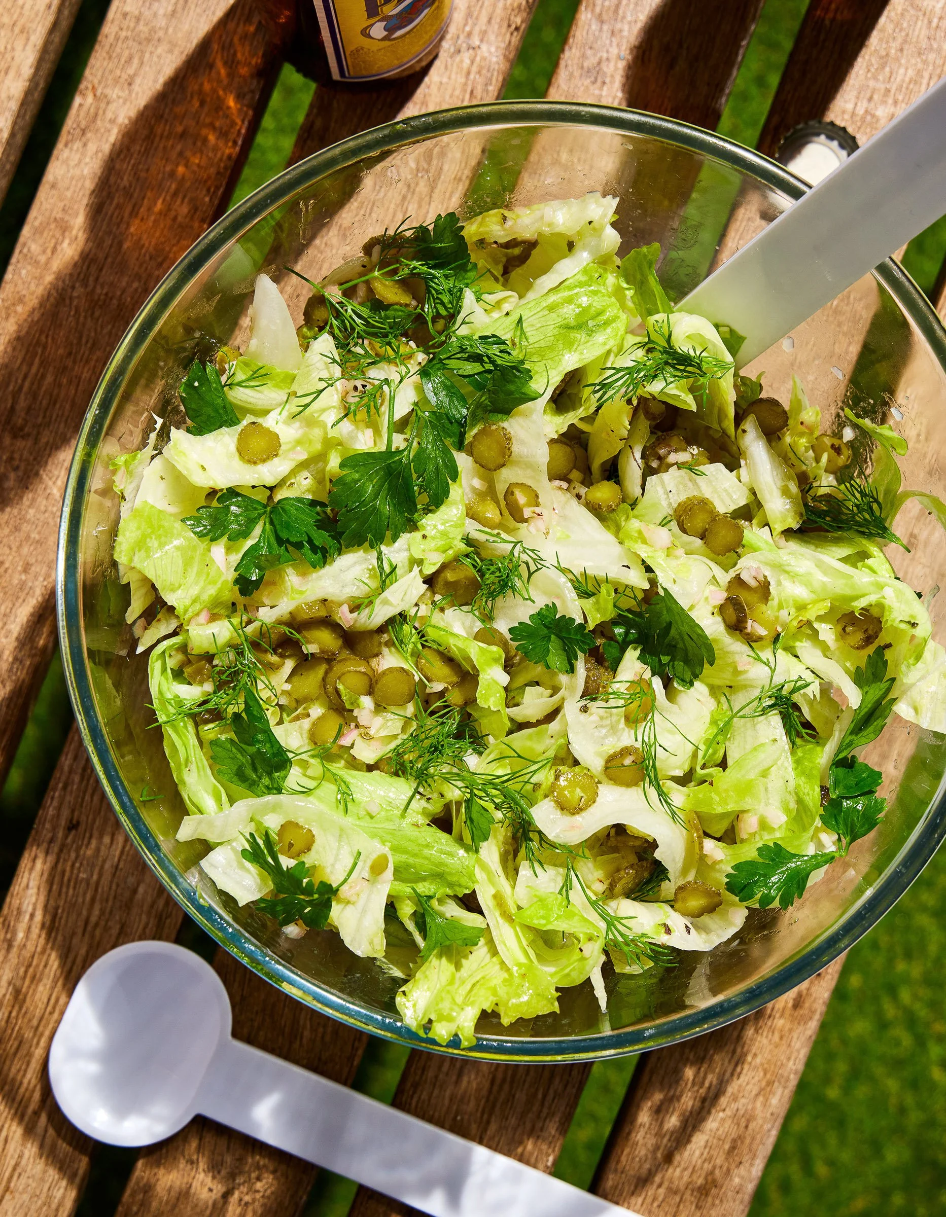 environmental salad photography