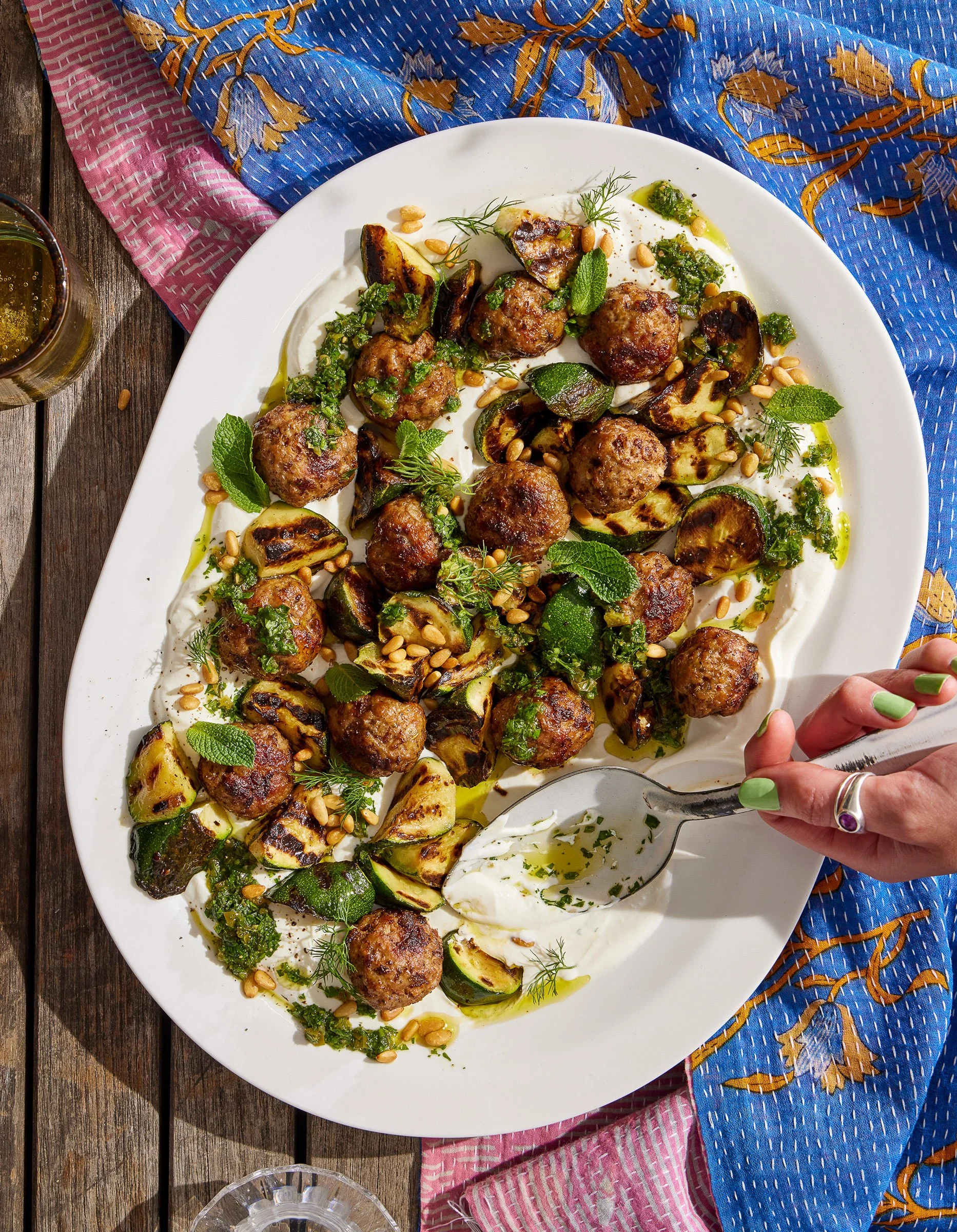 outdoor lifestyle recipe photography