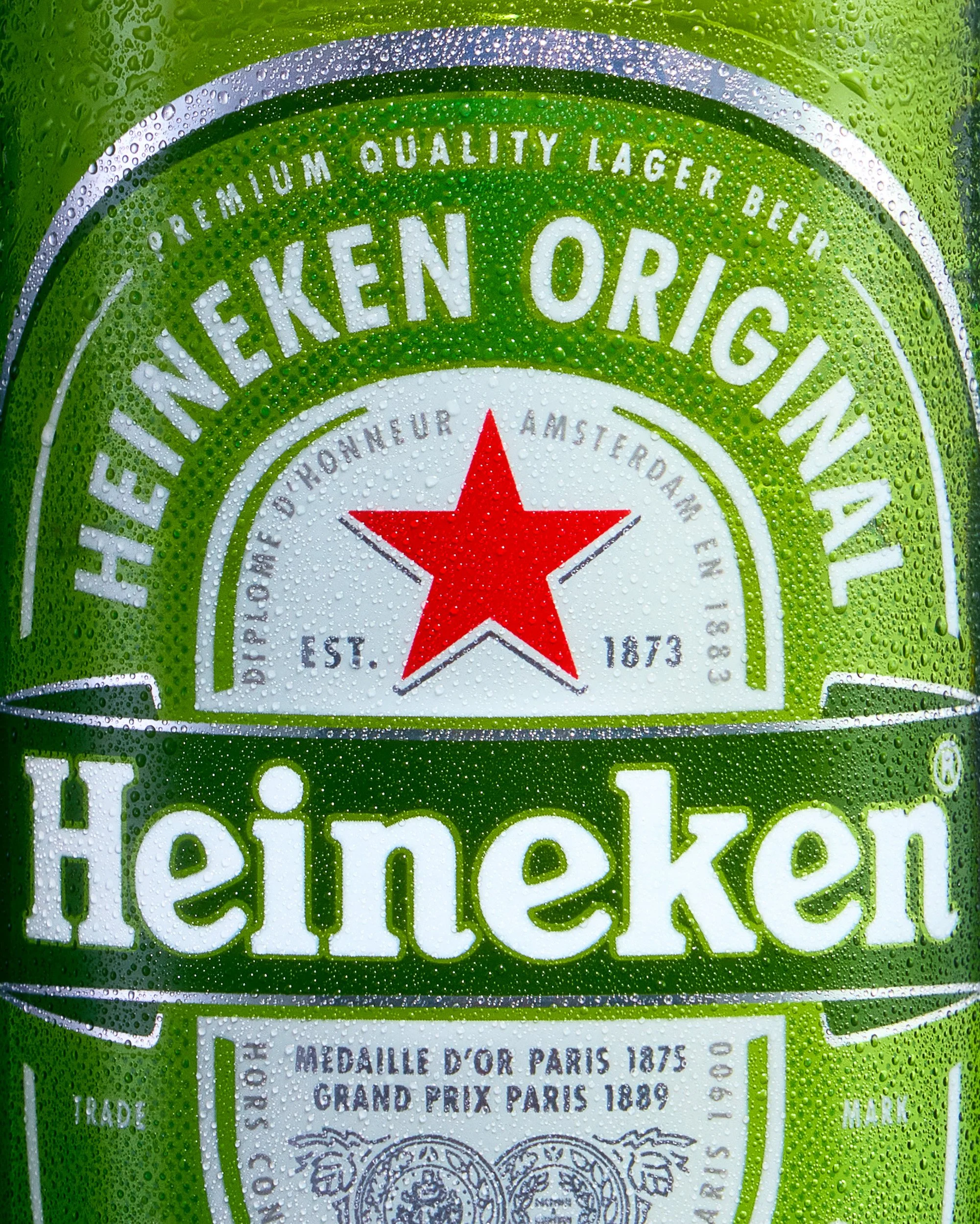 Macro beer product photography for social use