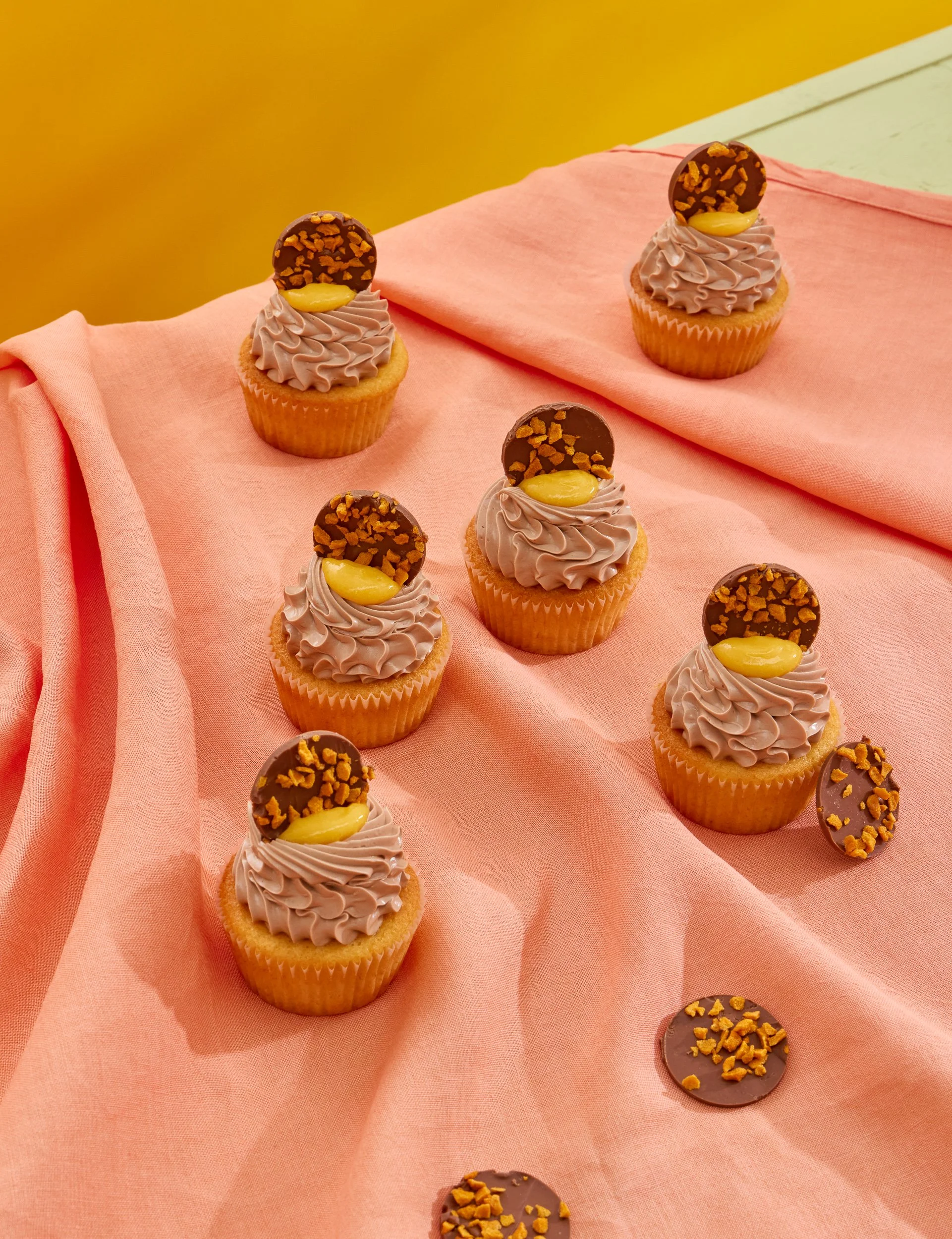 Cupcake muffin photography for cookbook publishing