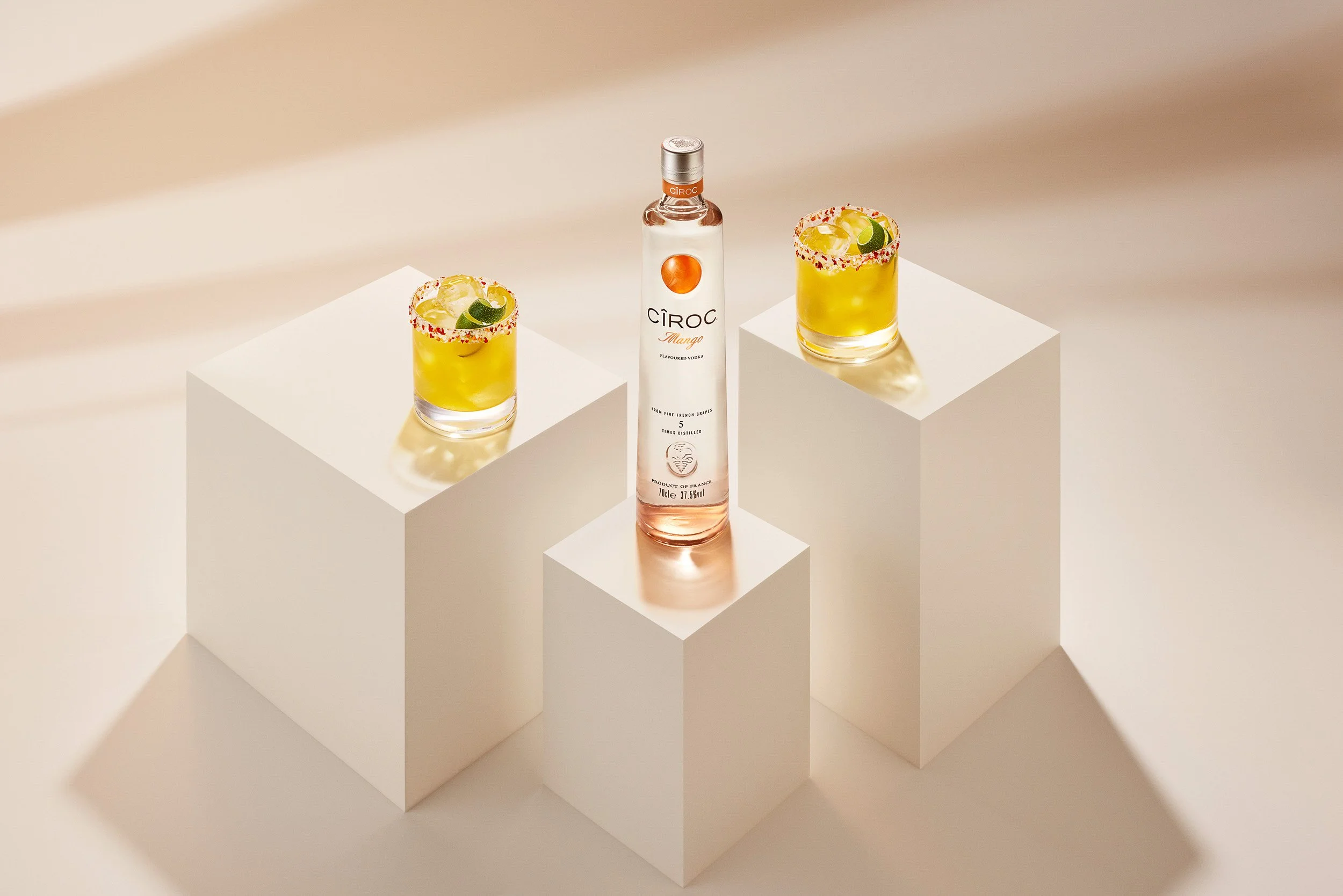 graphic product cocktail and spirits photography for campaign use
