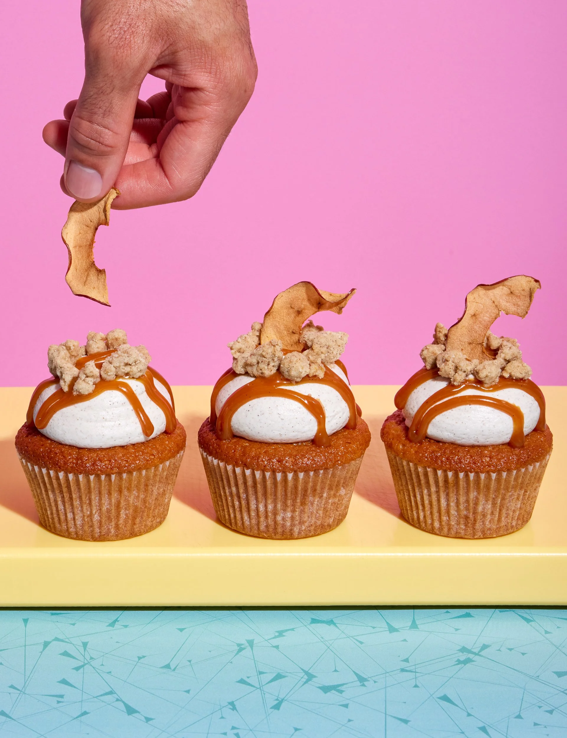 Baking process muffin cupcake photography for cookbook publishing