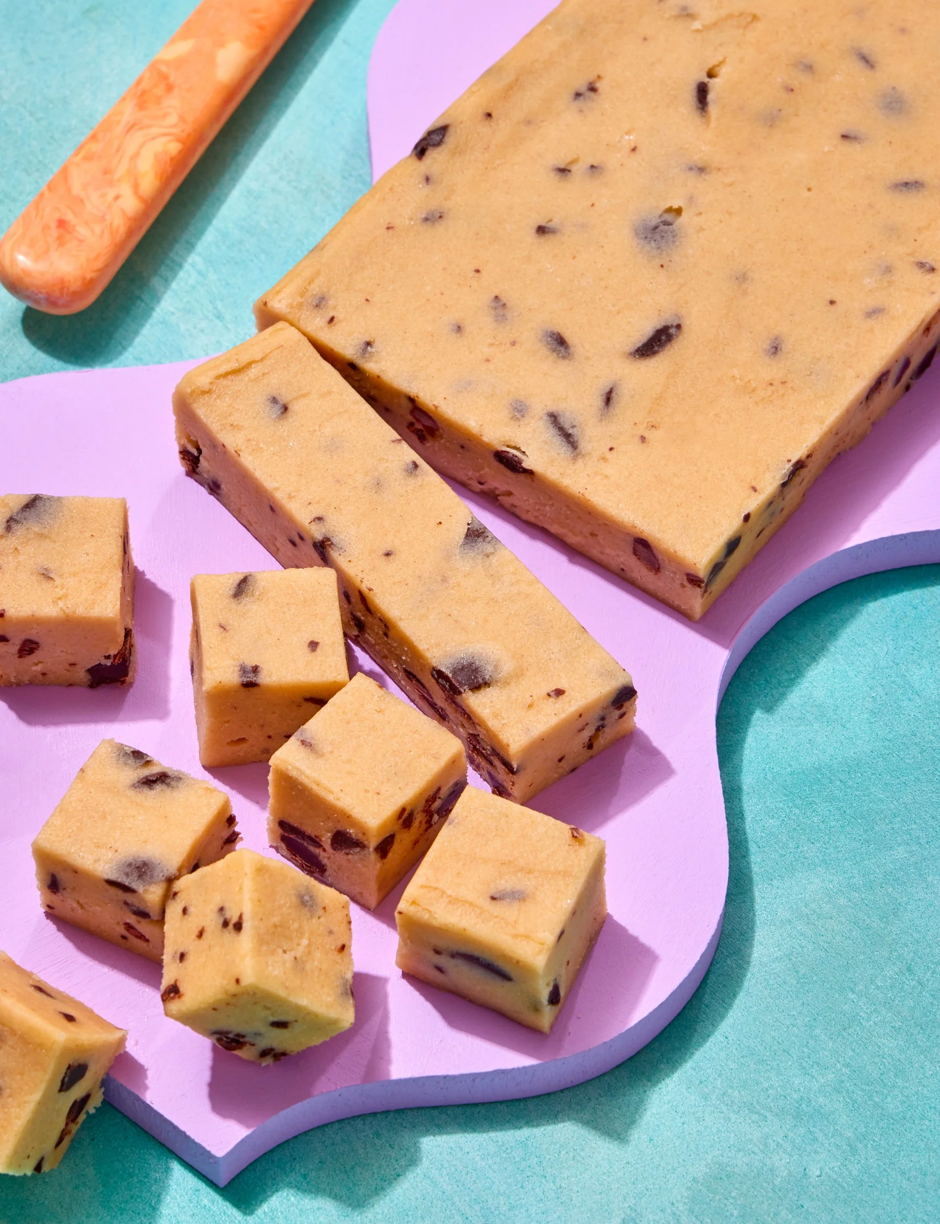 Cookie dough photography for cookbook publishing