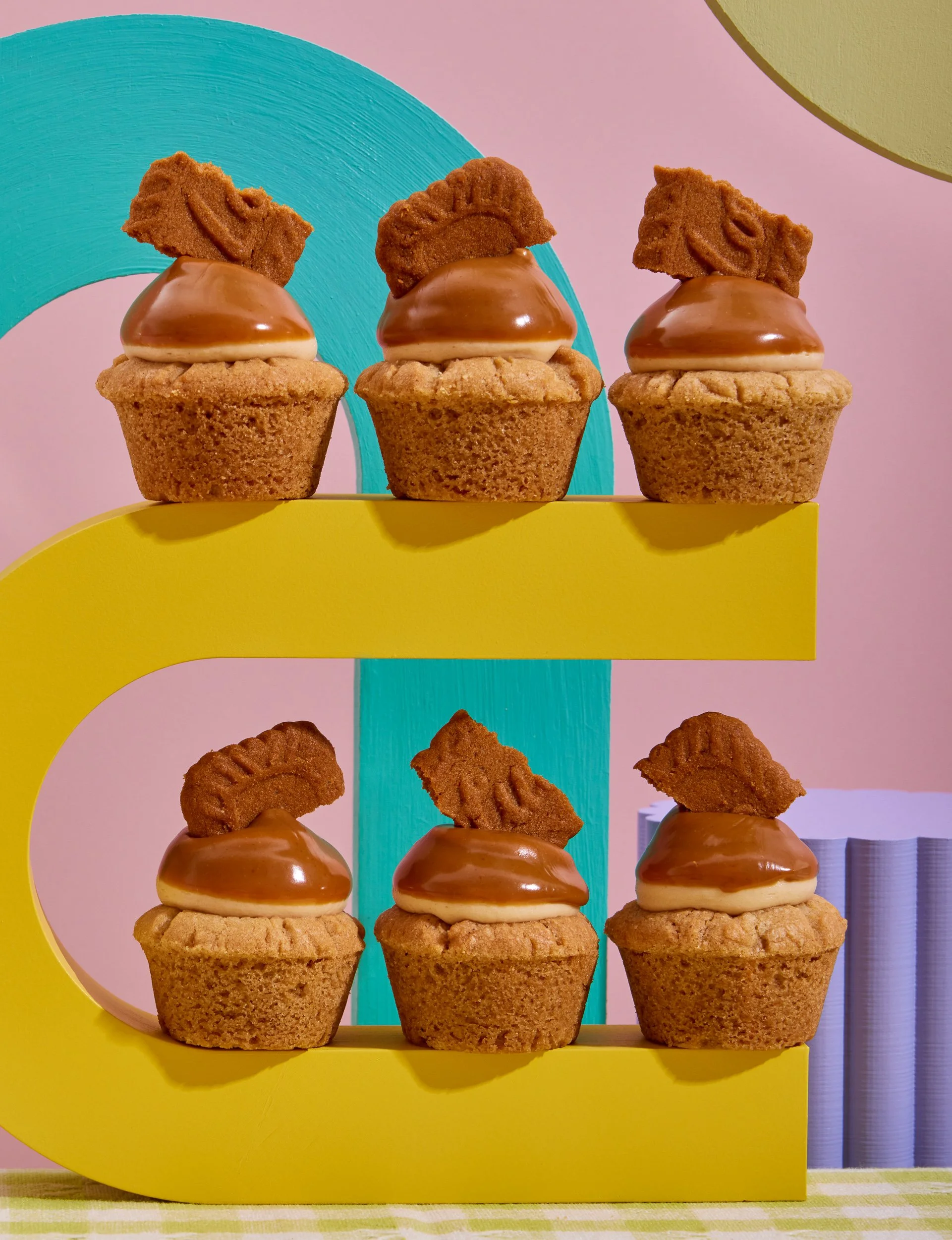 Biscoff dessert photography for cookbook publishing