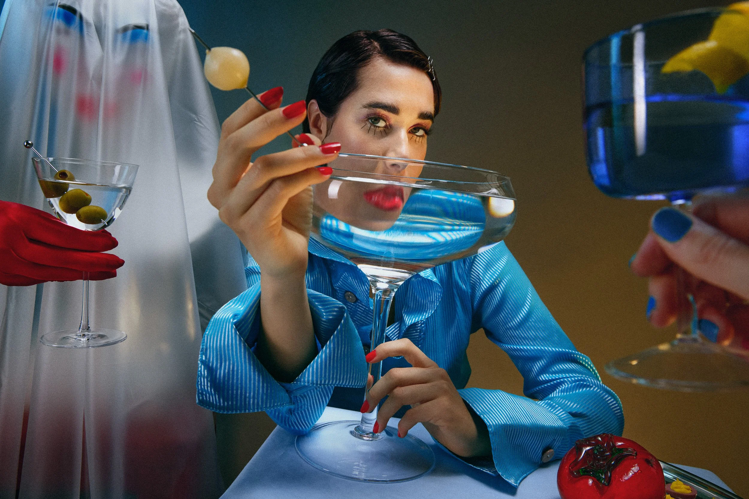 stylised liquid photography for campaign use