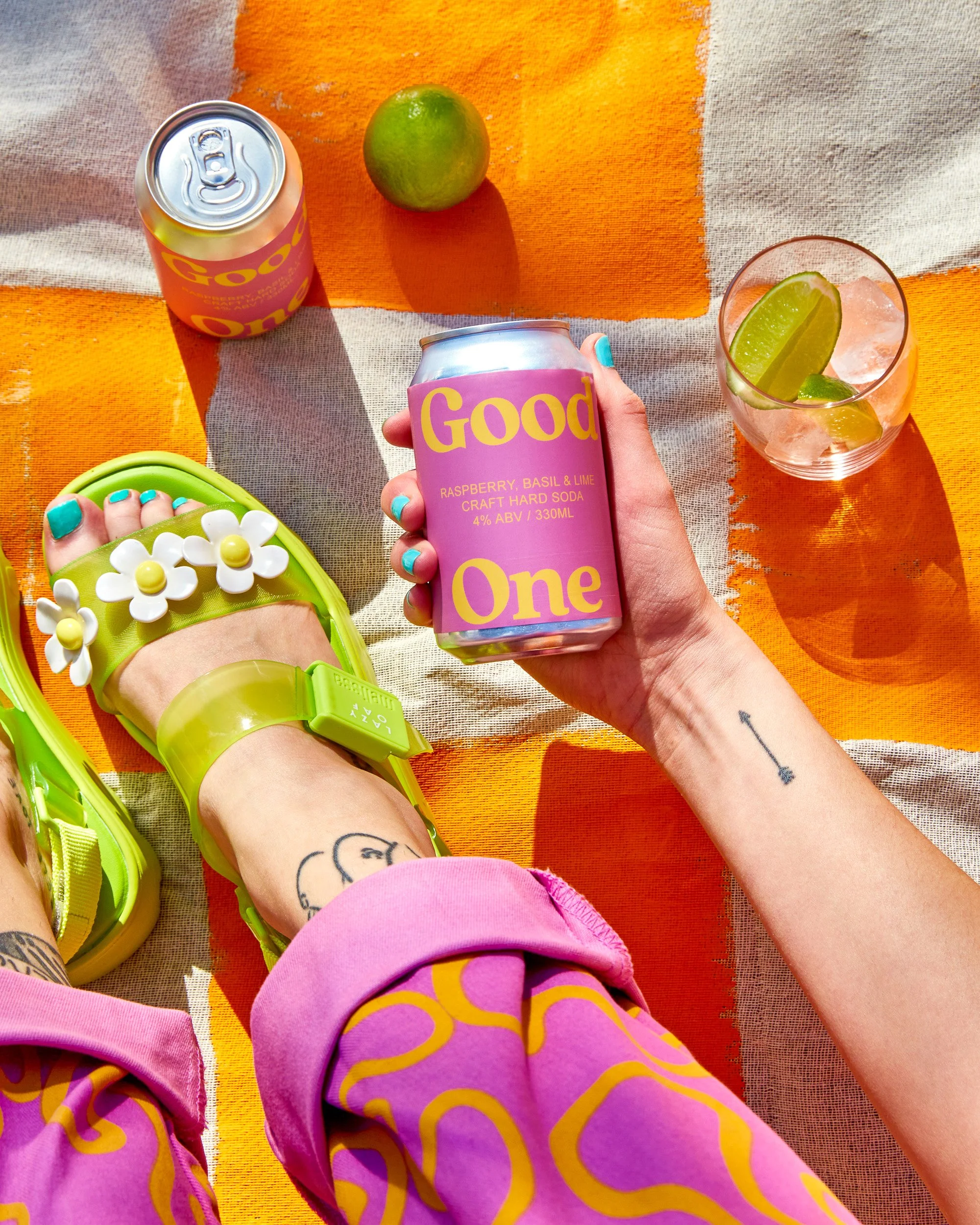 lifestyle ready to drink can photography for campaign use