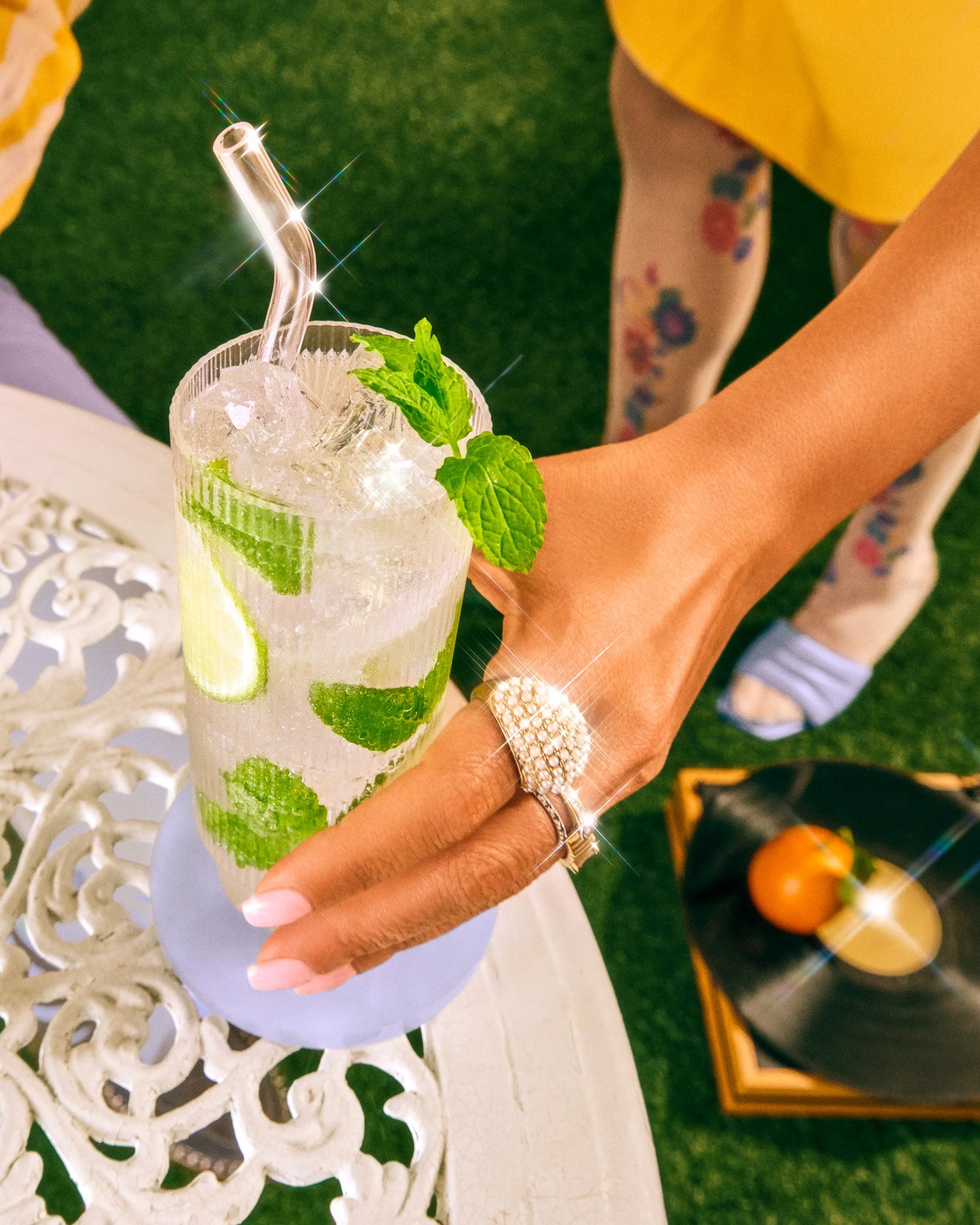 lifestyle picnic cocktail photography for advertising use