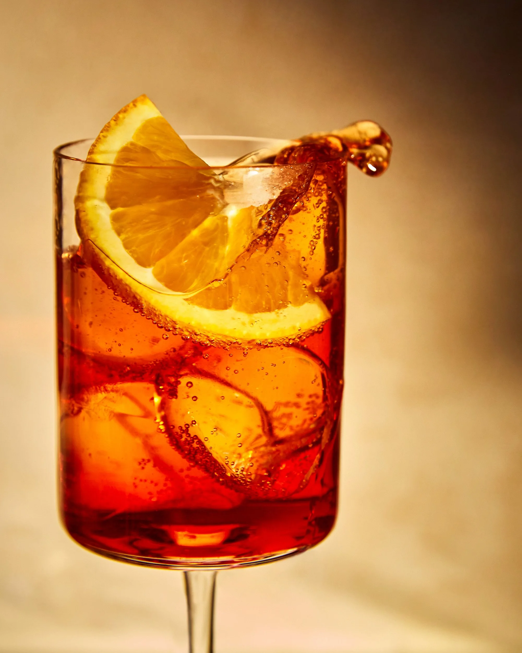 liquid splash cocktail photography for advertising and social use