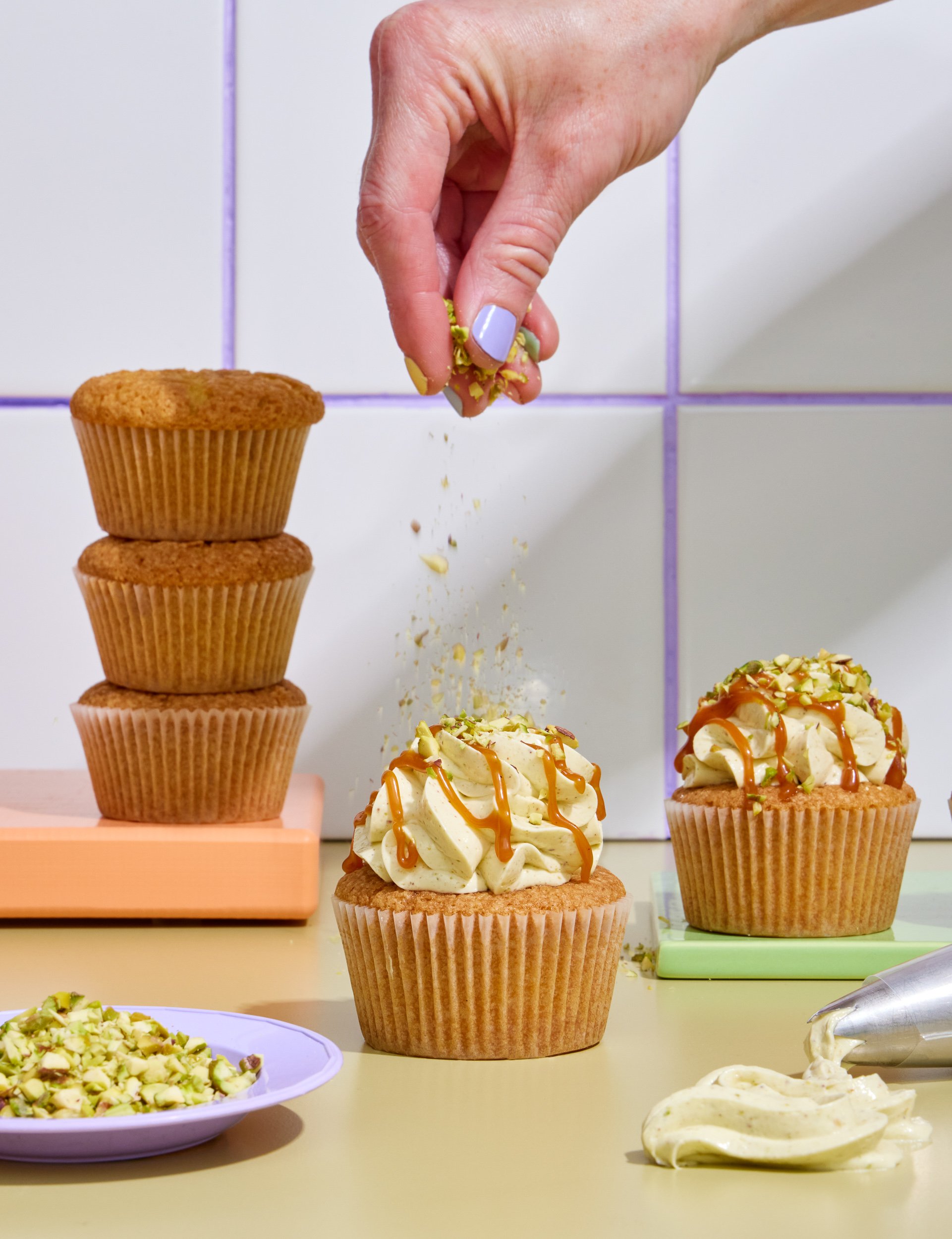 Dessert photography for cookbook publishing