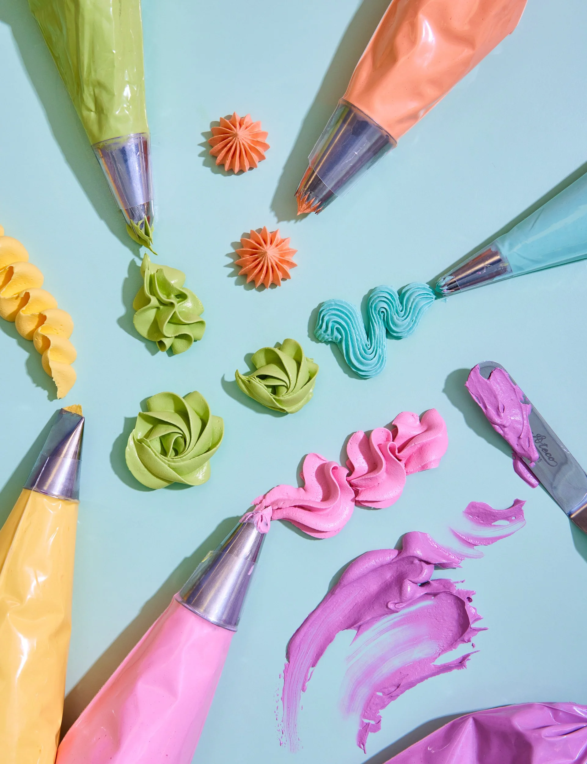 icing photography for cookbook publishing