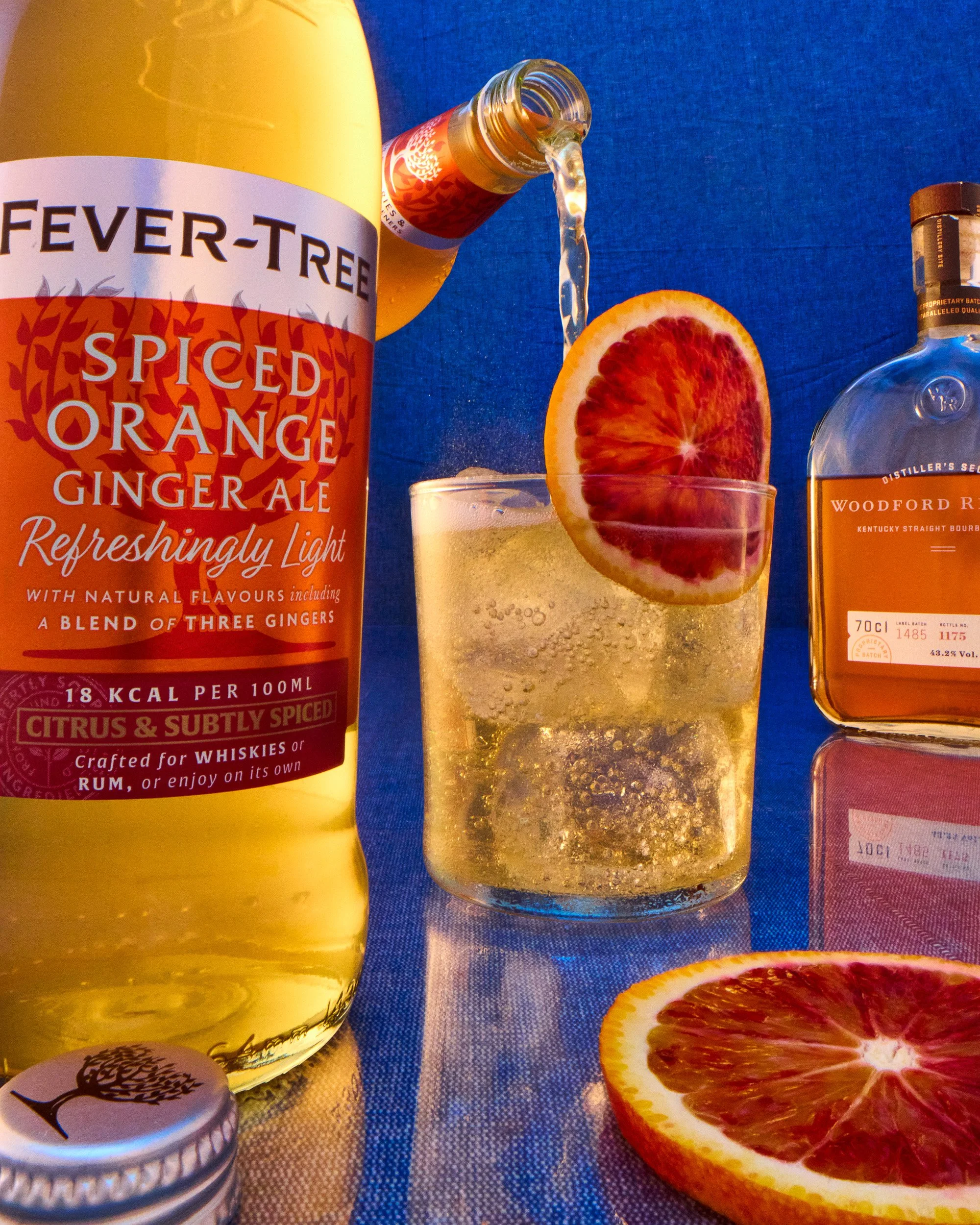 liquid splash cocktail, spirit and soft drink photography for social use 