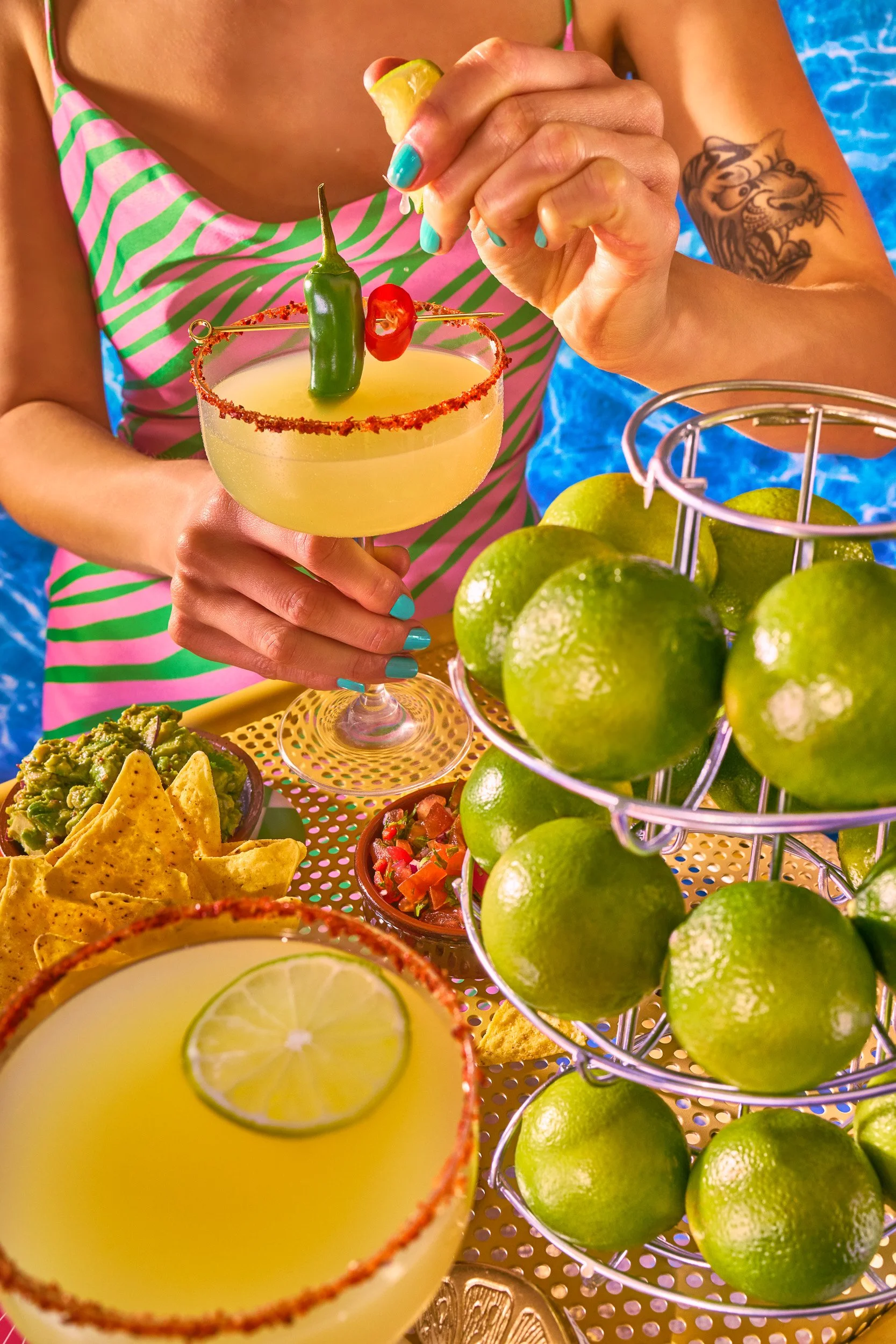 graphic lifestyle cocktail photography for advertising and campaign use