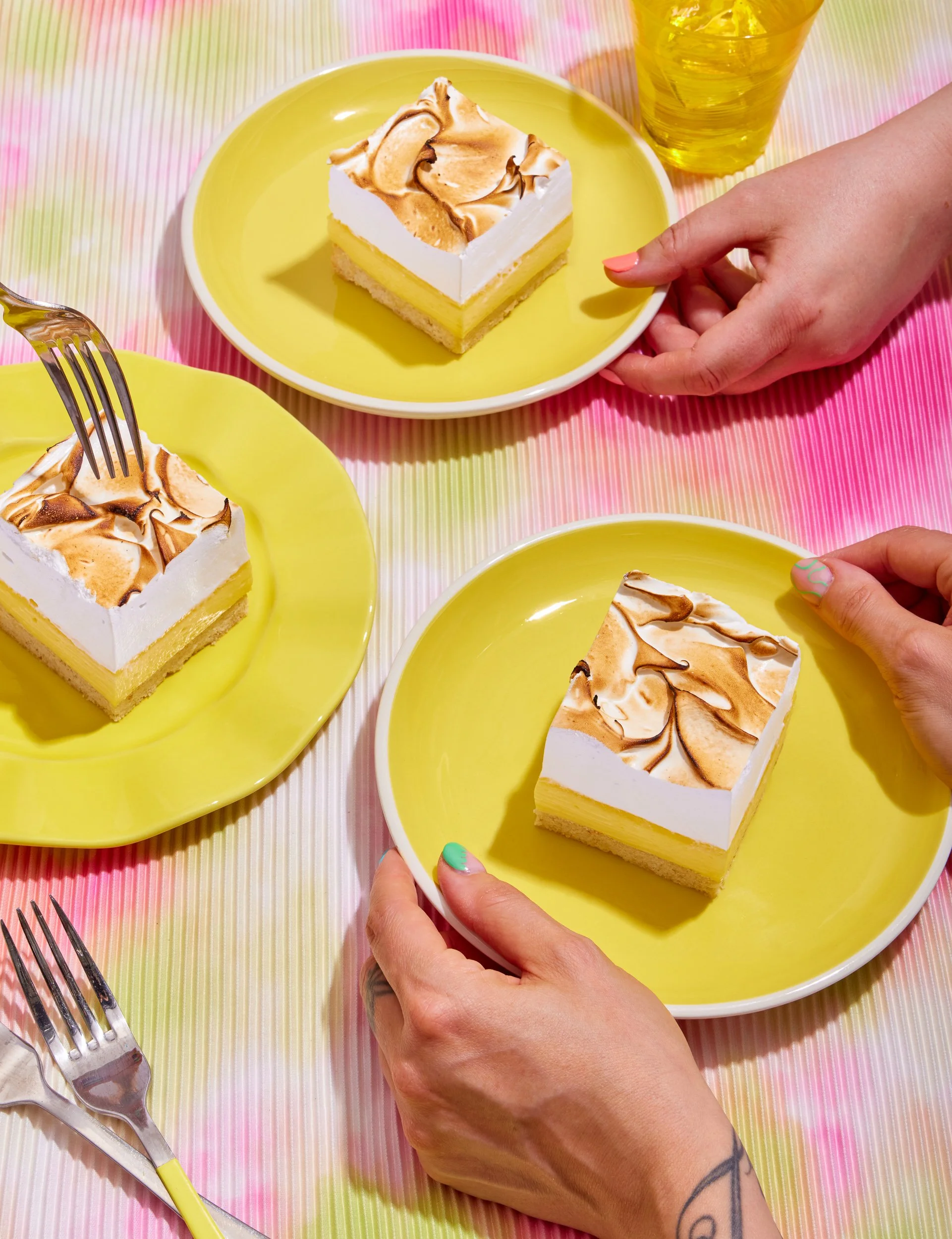 Lemon Dessert photography for cookbook publishing