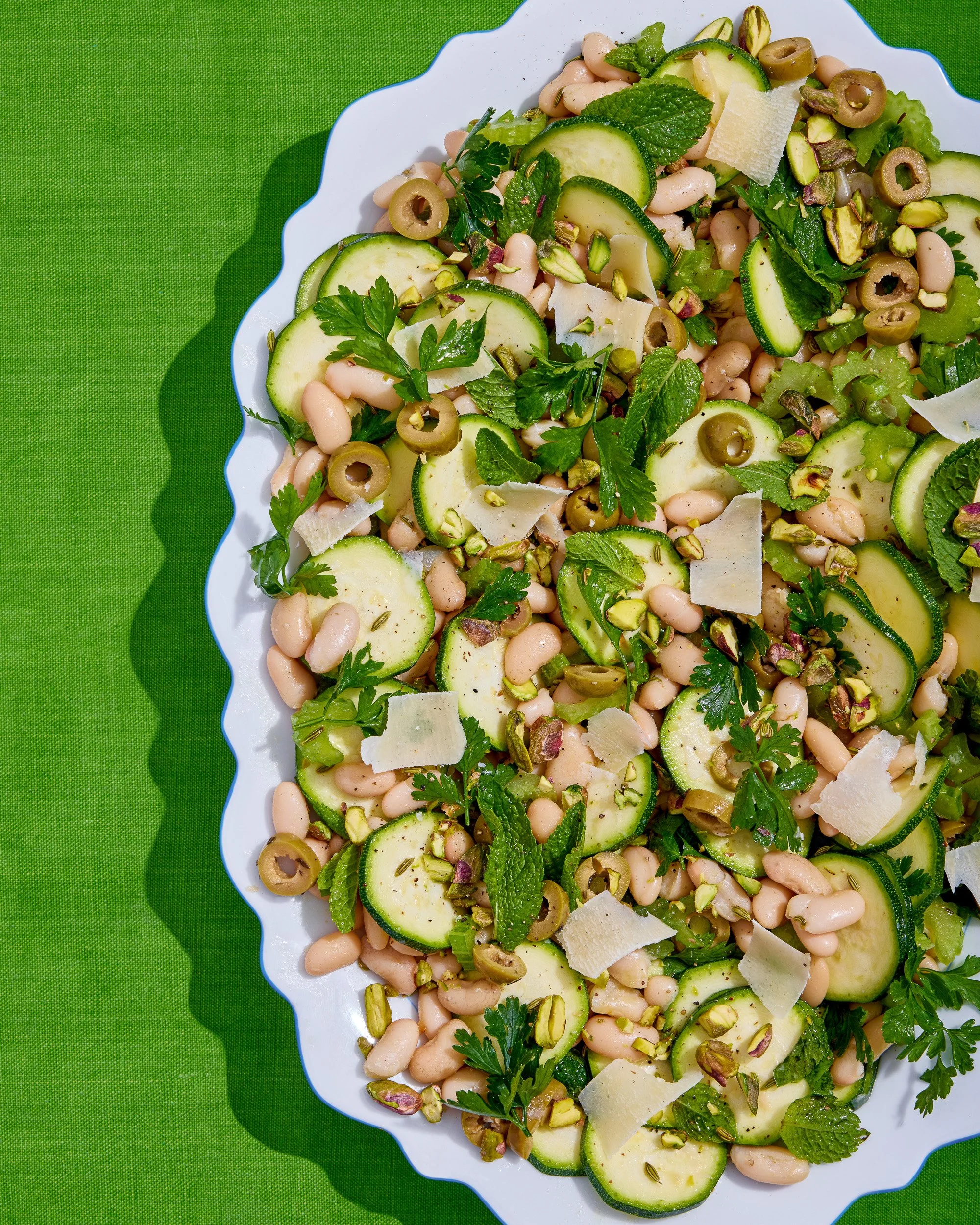 graphic salad food photography for editorial use