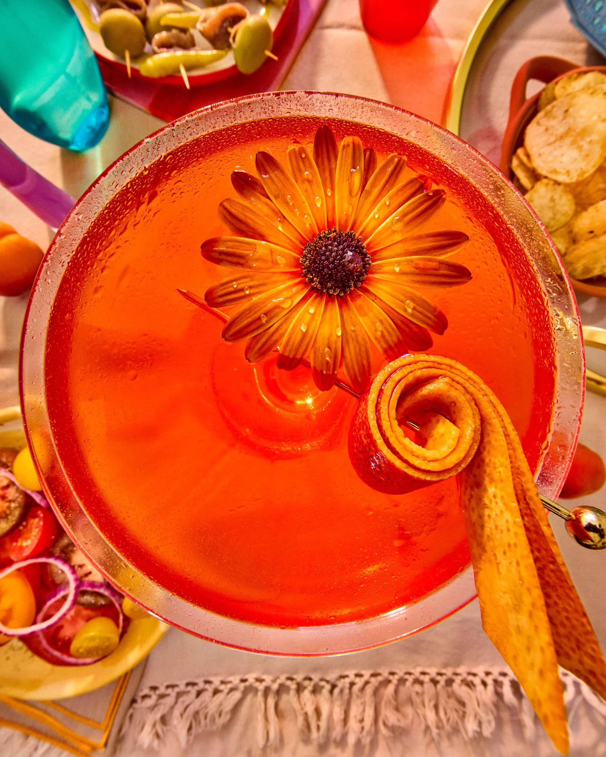 macro cocktail photography for campaign use