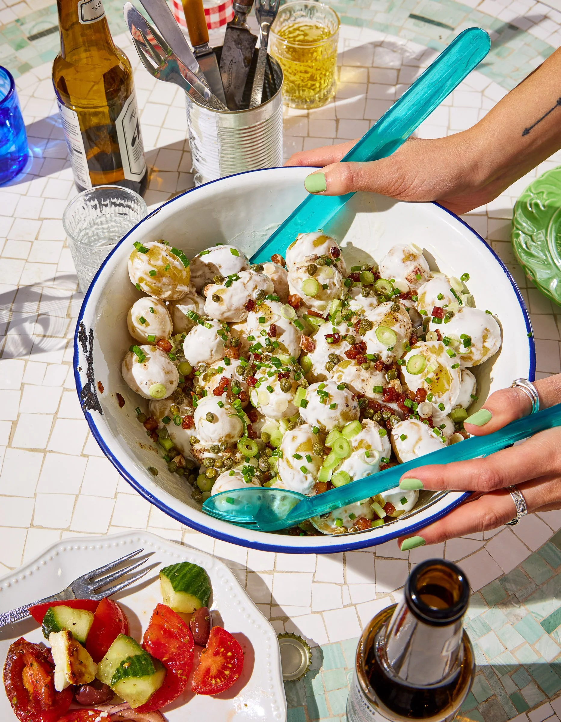 environmental lifestyle salad photography 