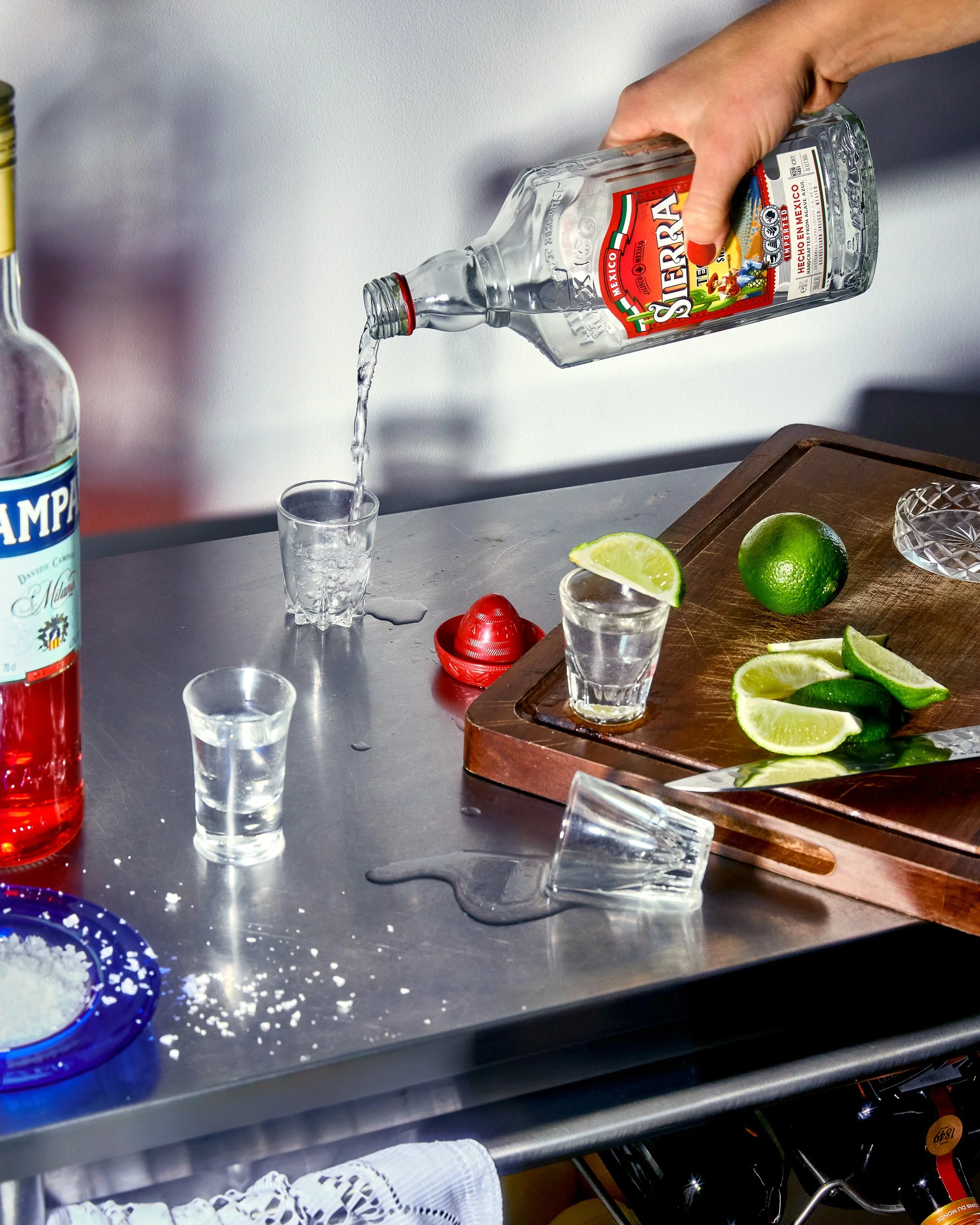 lifestyle liquid splash spirit photography for campaign, brand and social use 