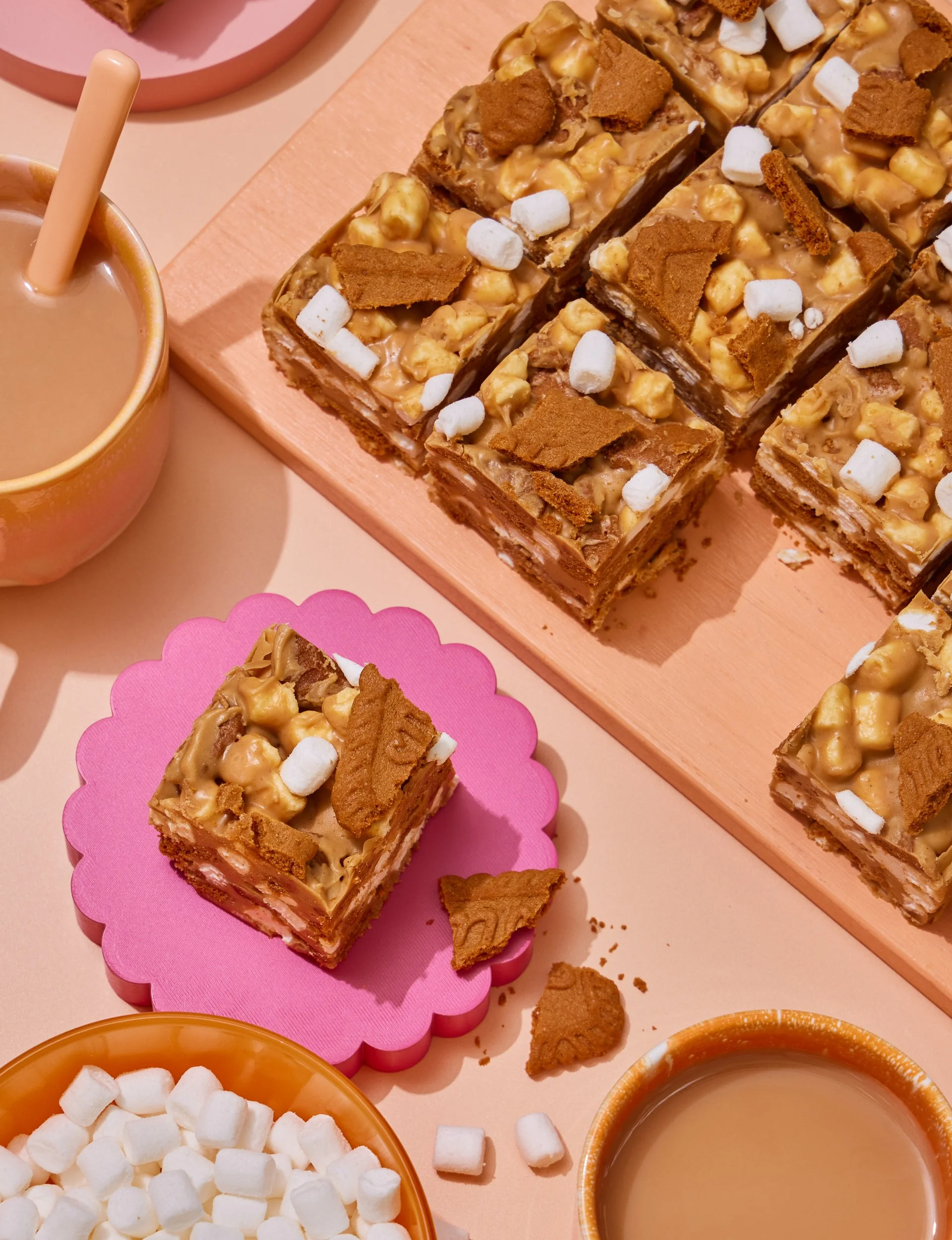 Dessert photography for cookbook publishing