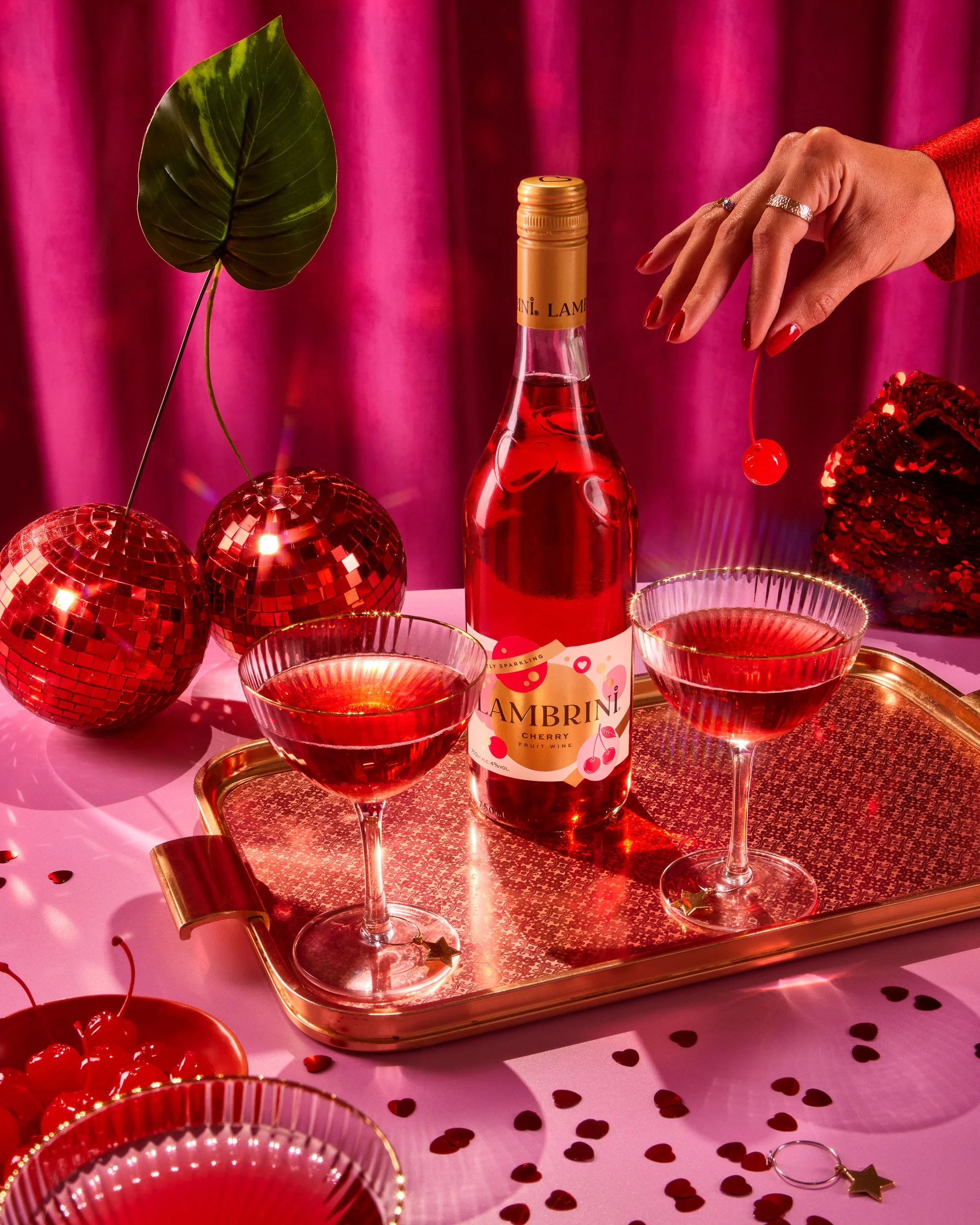 stylised lifestyle drinks photography for advertising