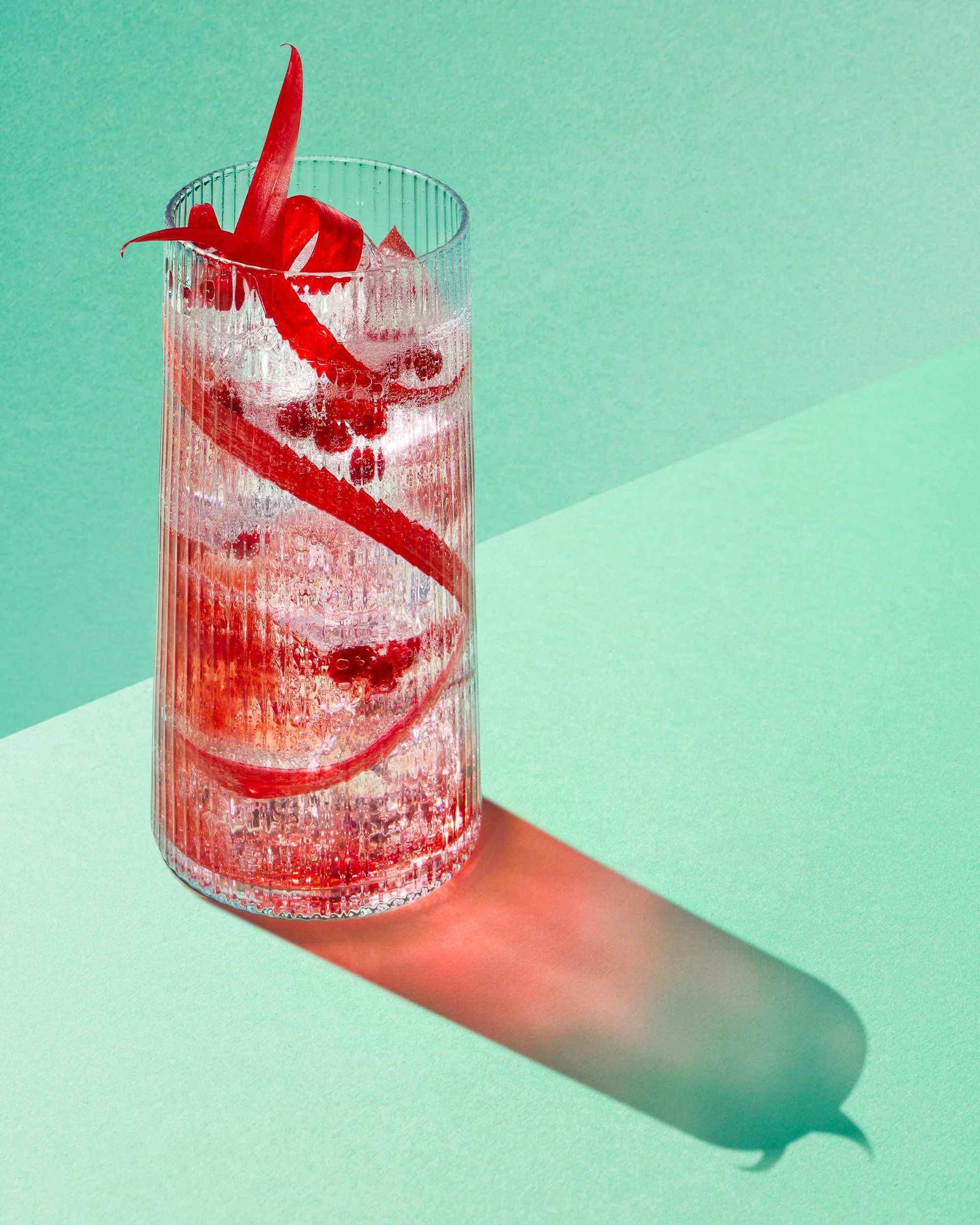 graphic cocktail photography for brand use