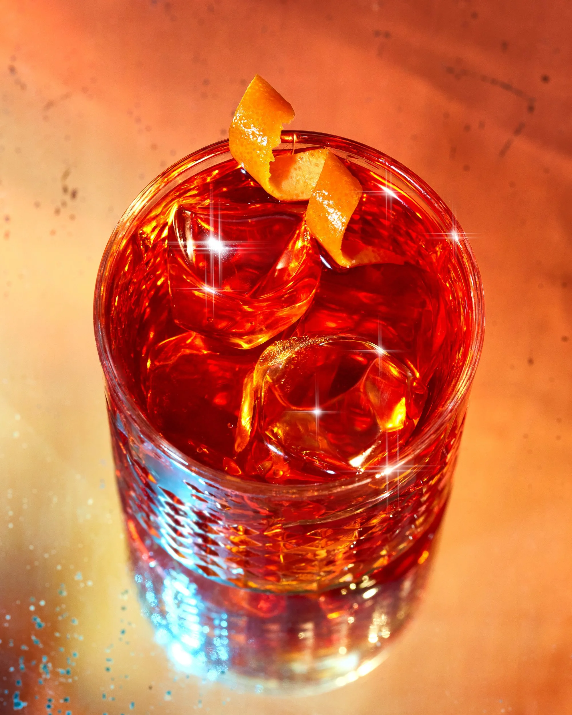 stylised cocktail drinks photography for advertising 