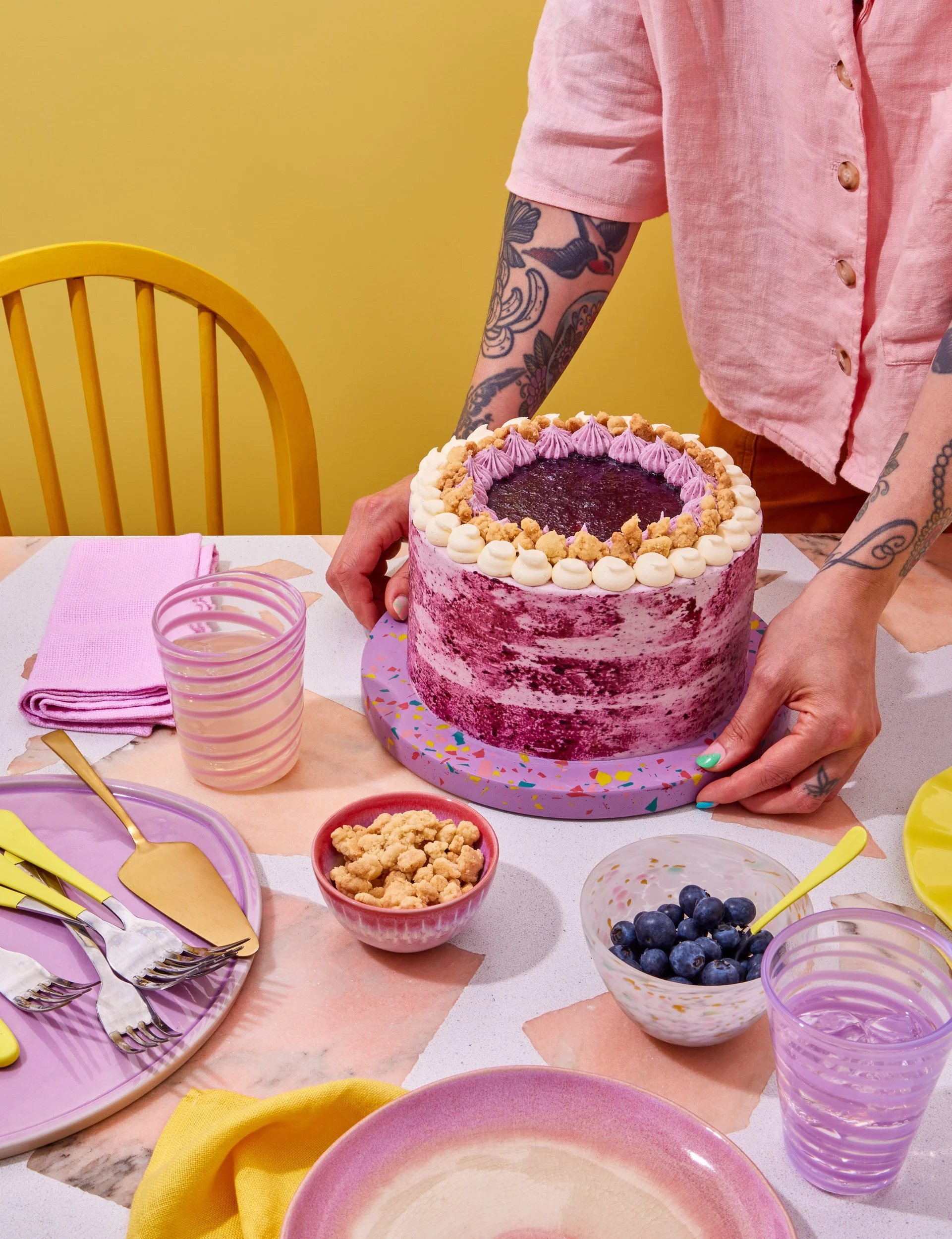 Dessert photography for cookbook publishing