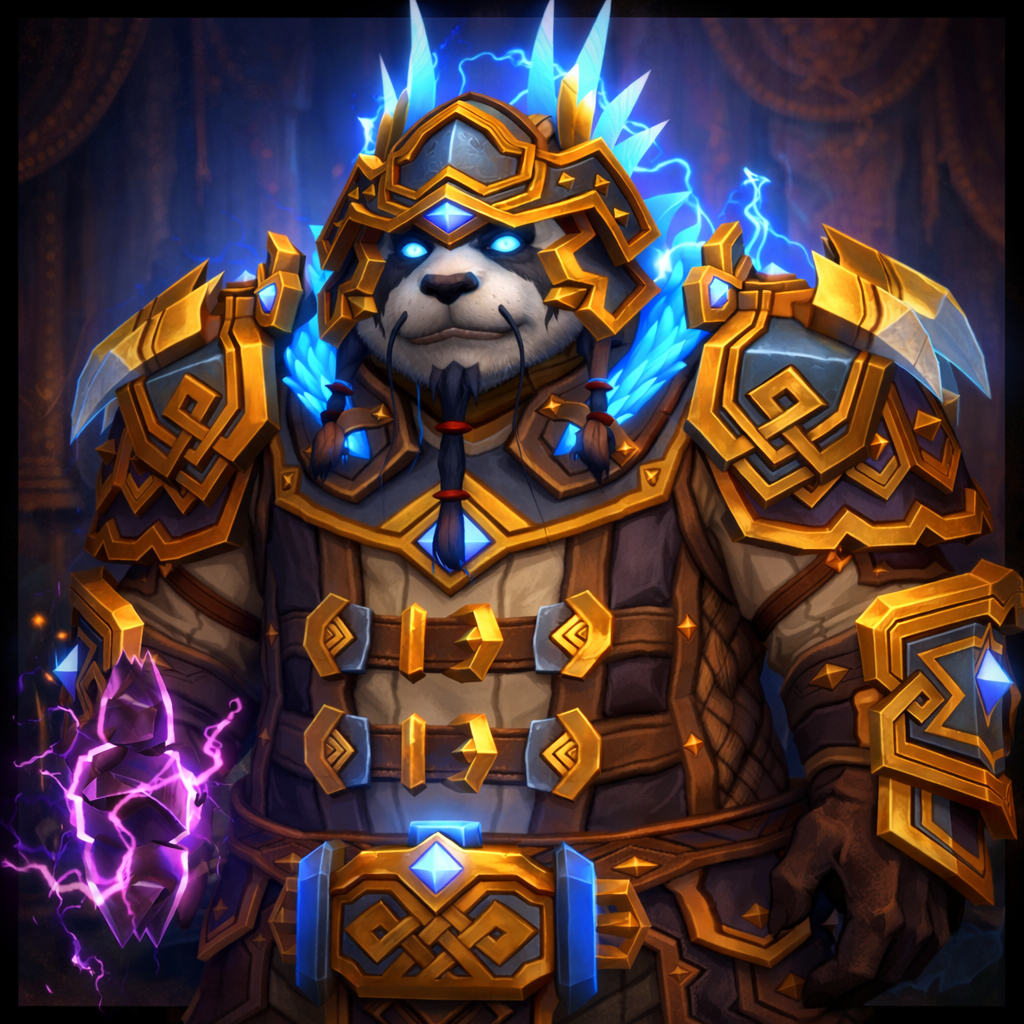 A middle-aged man with a gray beard and short gray hair, wearing a brown polo shirt and cream-colored pants, sitting on a bench against a plain wall.