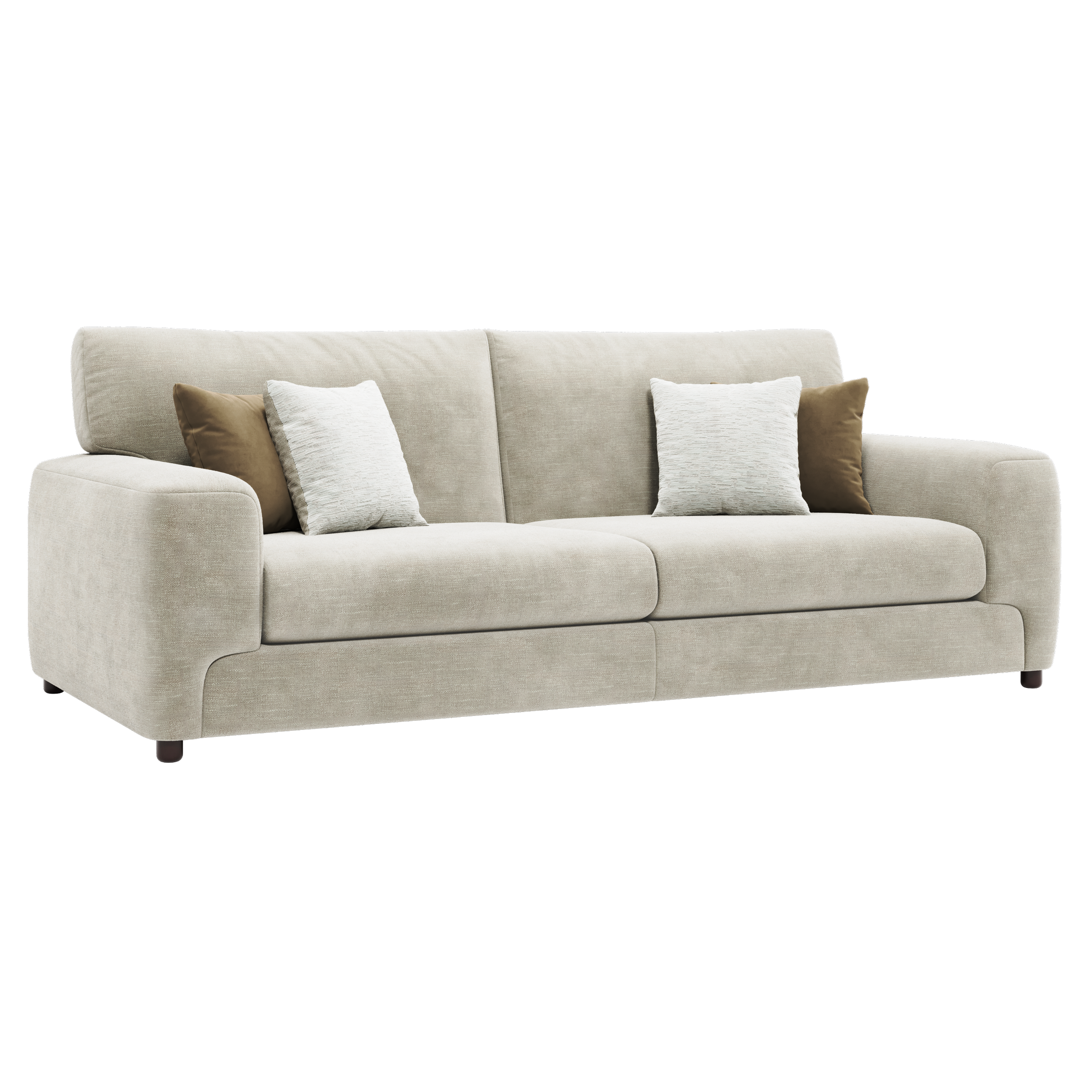 Enzo in Astoria Sand 3 Seater Sofa