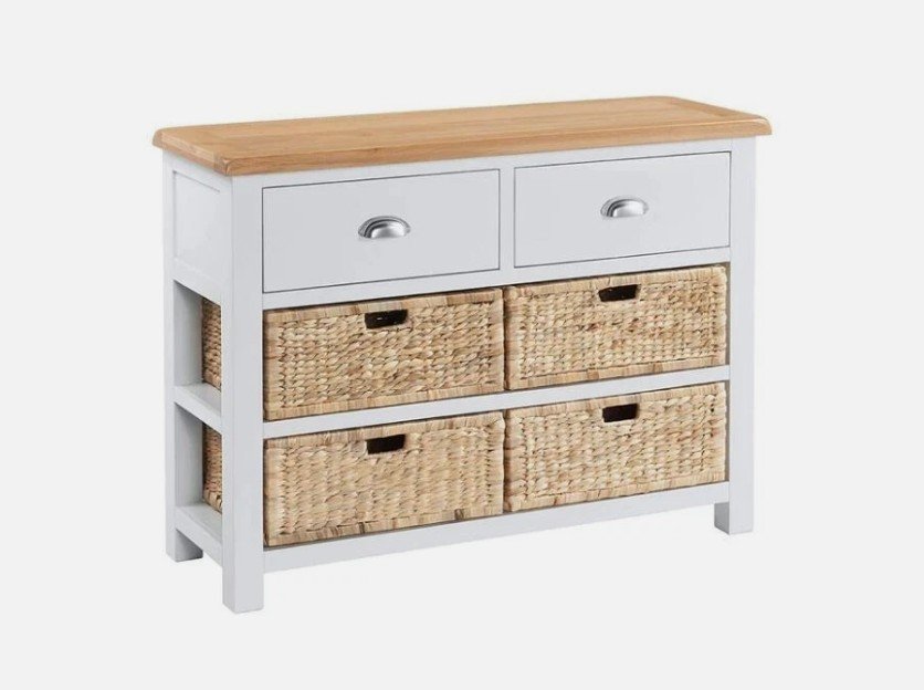 Monchique Large Console with 4 Baskets