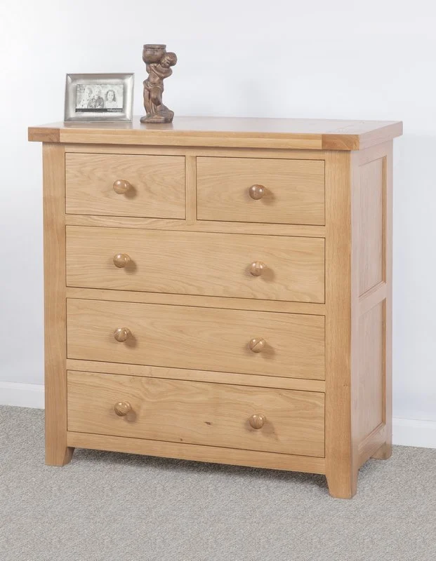 Devon Oak 2 Over 3 Chest