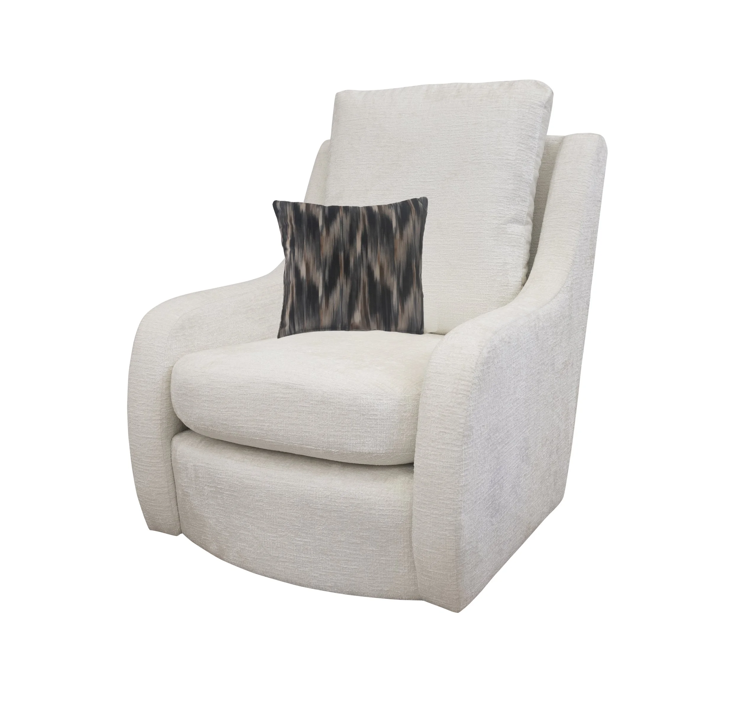 Lebus - Melrose Swivel Chair in Chalk