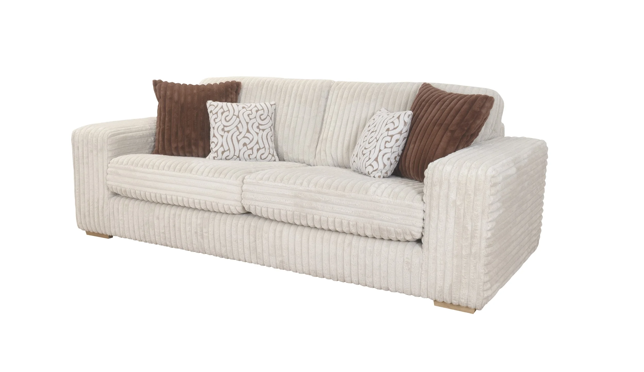 Lebus - Layton 3 Seater Sofa in a Natural Fabric