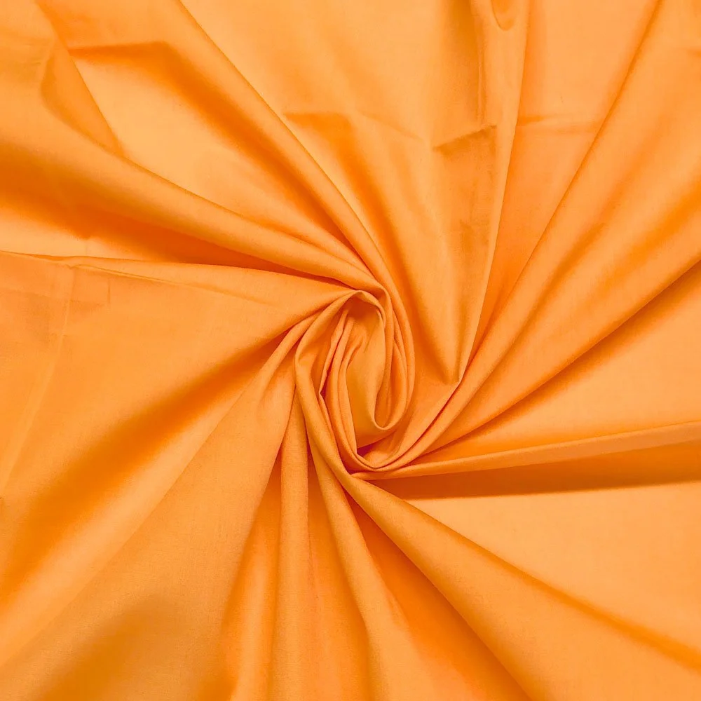 Plain Pumpkin Poly Cotton