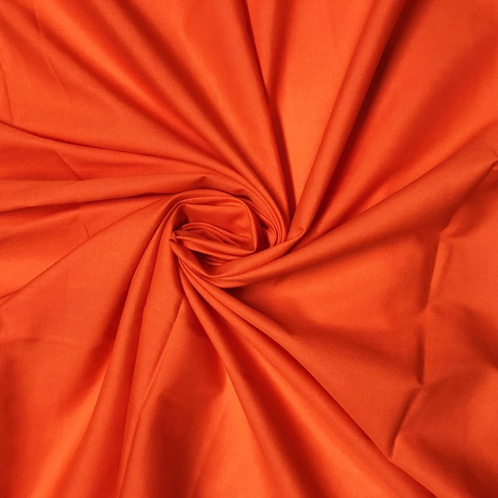Plain Orange Poly Cotton