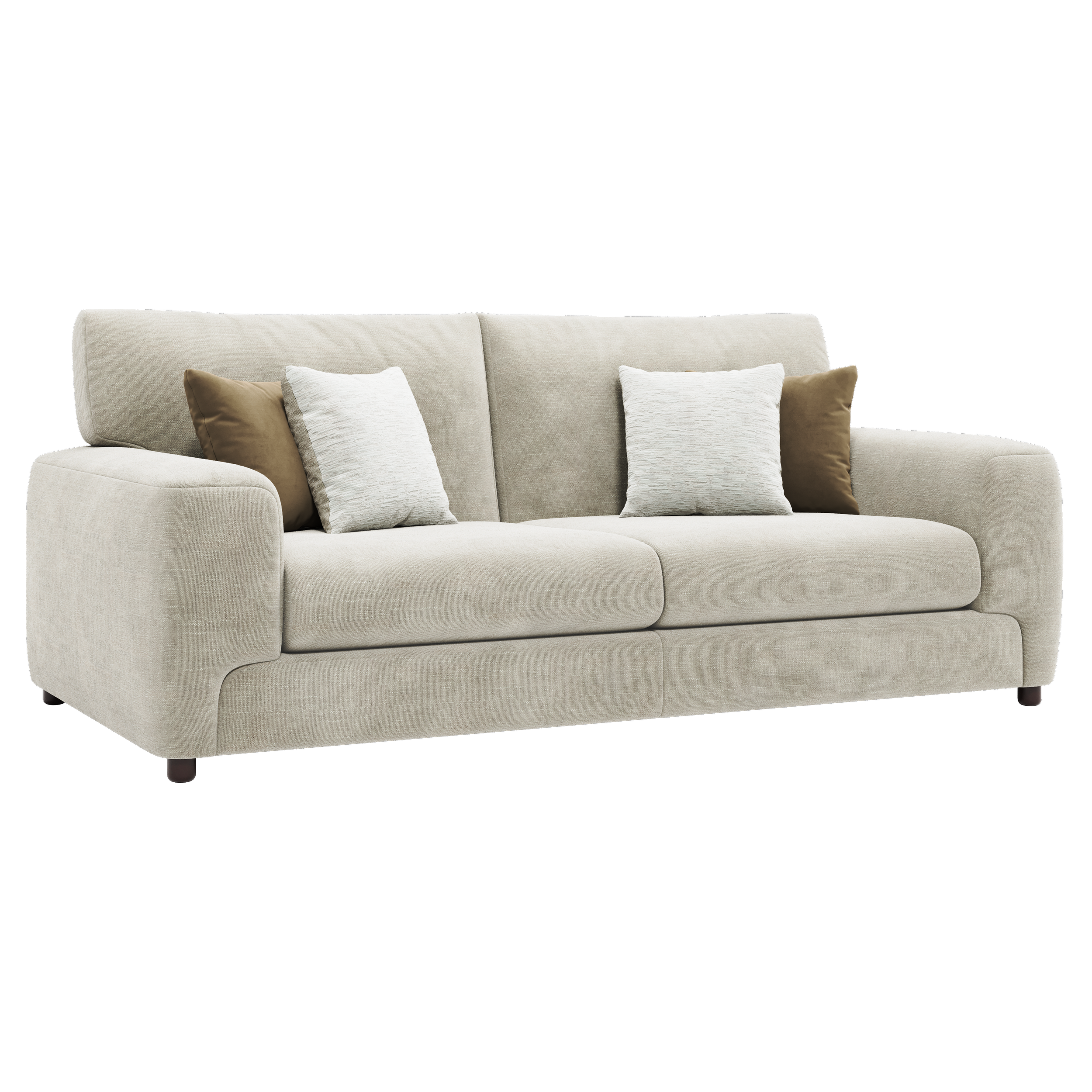 Enzo in Astoria Sand 2 Seater Sofa