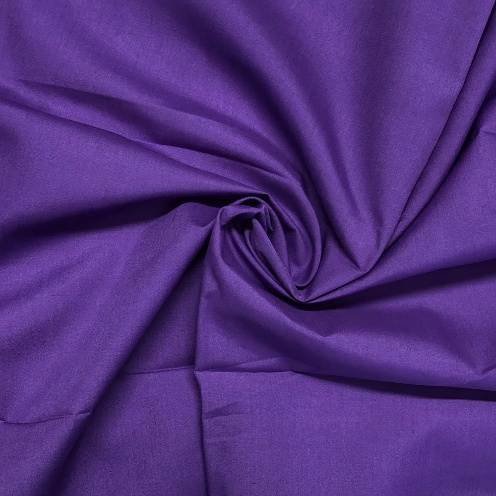Plain Purple Poly Cotton