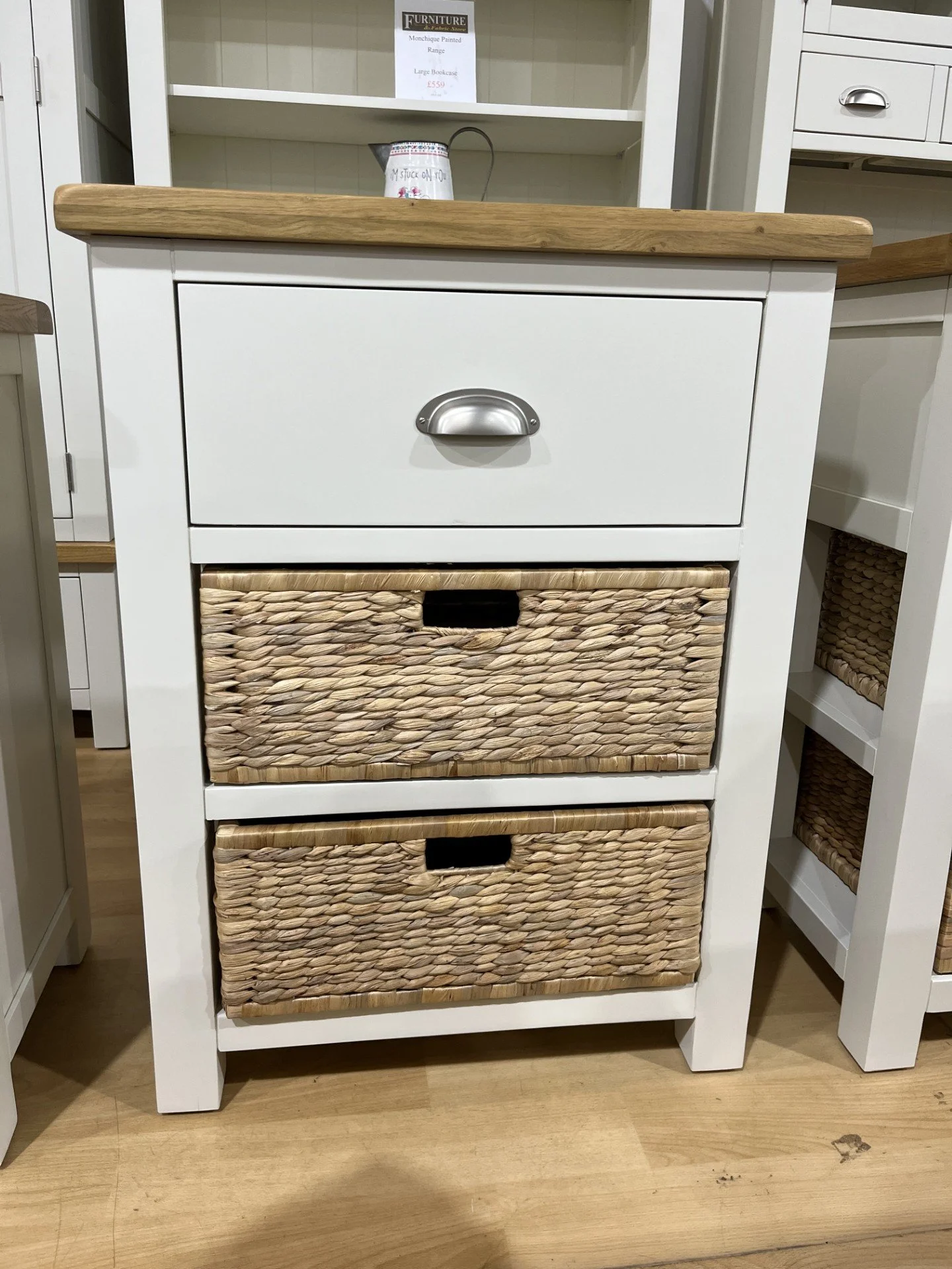 Monchique Small Console with 2 Baskets