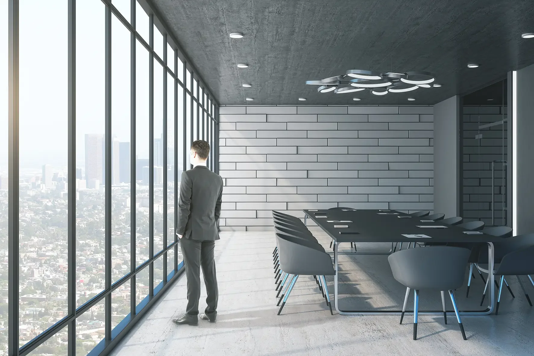 minimal meeting table executive office