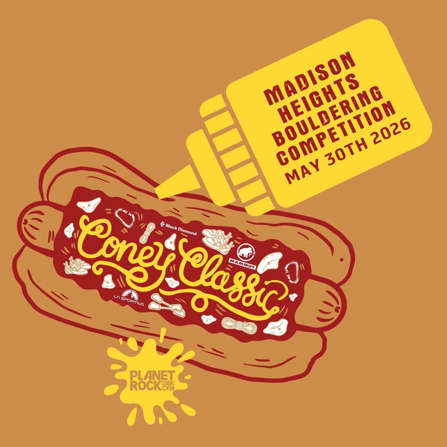 CONEY CLASSIC | Saturday, May 30th 10am-2pm

On Saturday, May 30th, Planet Rock Madison Heights is hosting a citizens bouldering competition. During the comp, you will climb as much as possible, with the five hardest problems determining your total s