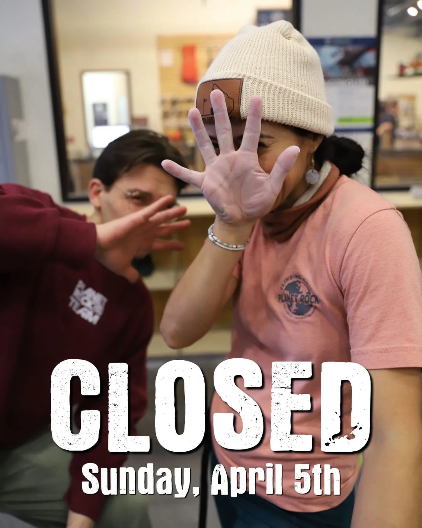 Planet Rock will be closed on Sunday, April 5th. All locations will be back open on Monday, April 6th!

Madison Heights &amp; Ann Arbor: 2:00pm - 10:00pm
Grand Rapids: 3:00pm - 10:00pm
🌞
